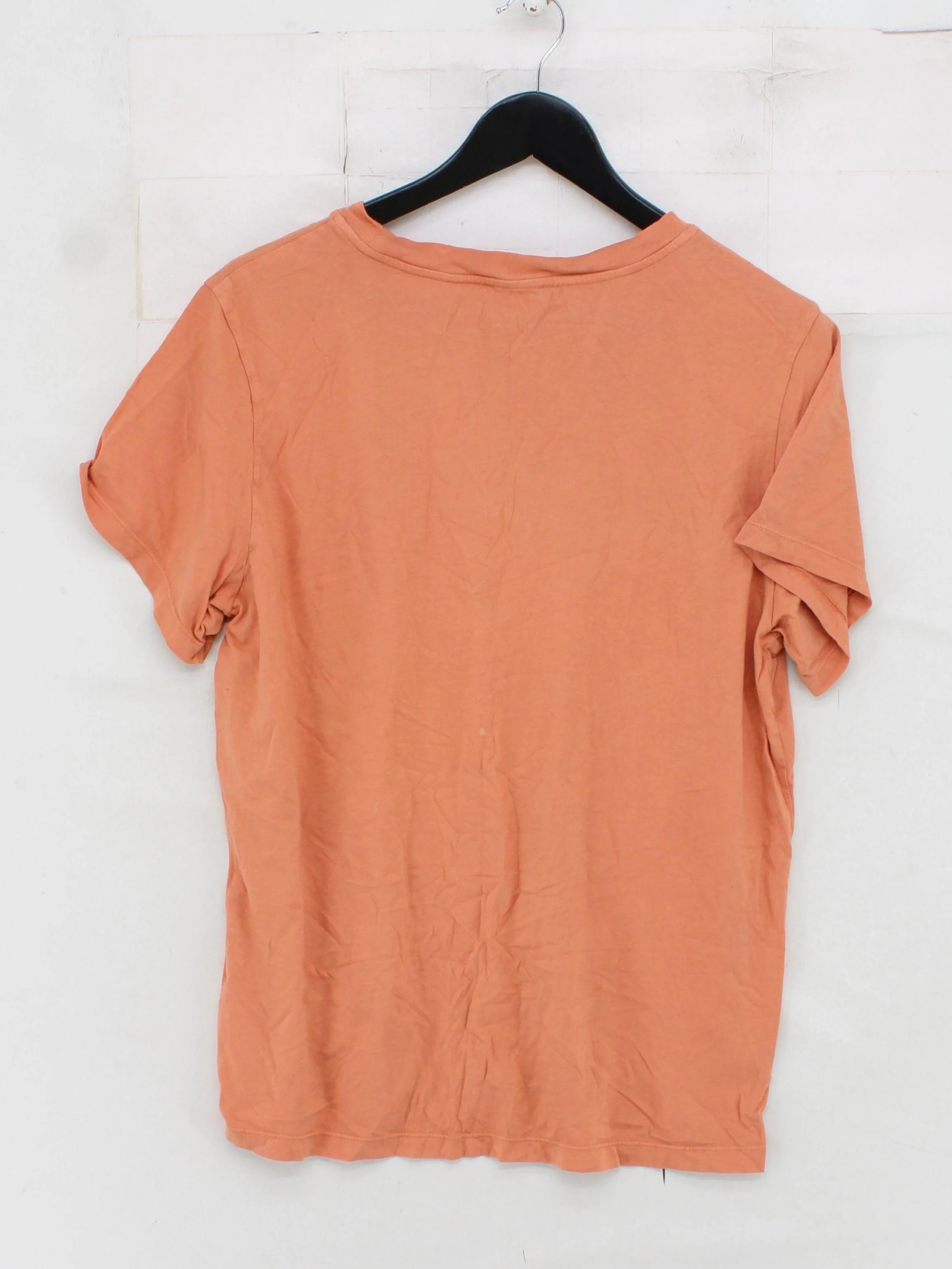 Hush Men's T-Shirt M Orange Graphic 100% Cotton Basic - Image 2