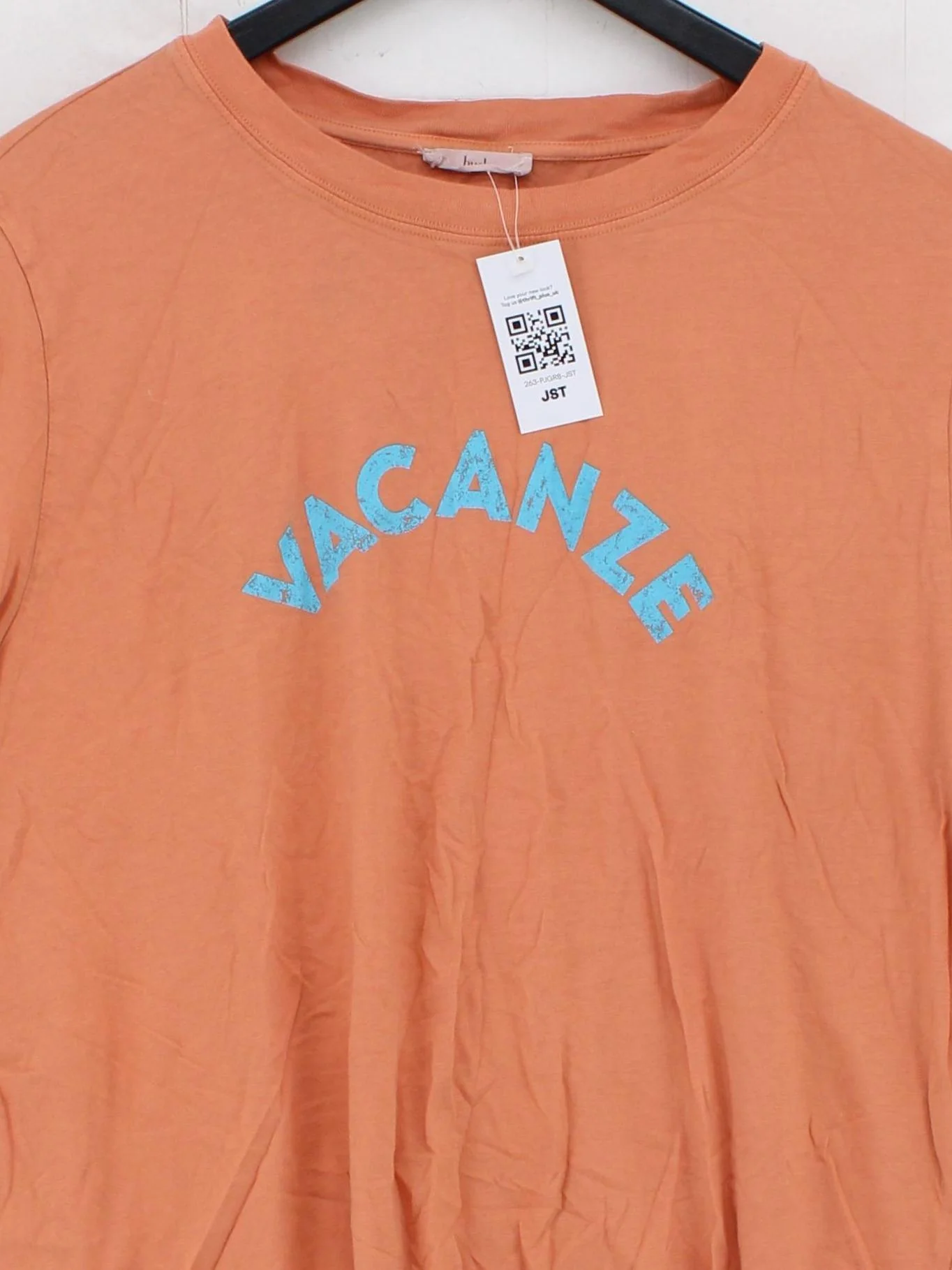 Hush Men's T-Shirt M Orange Graphic 100% Cotton Basic - Image 3