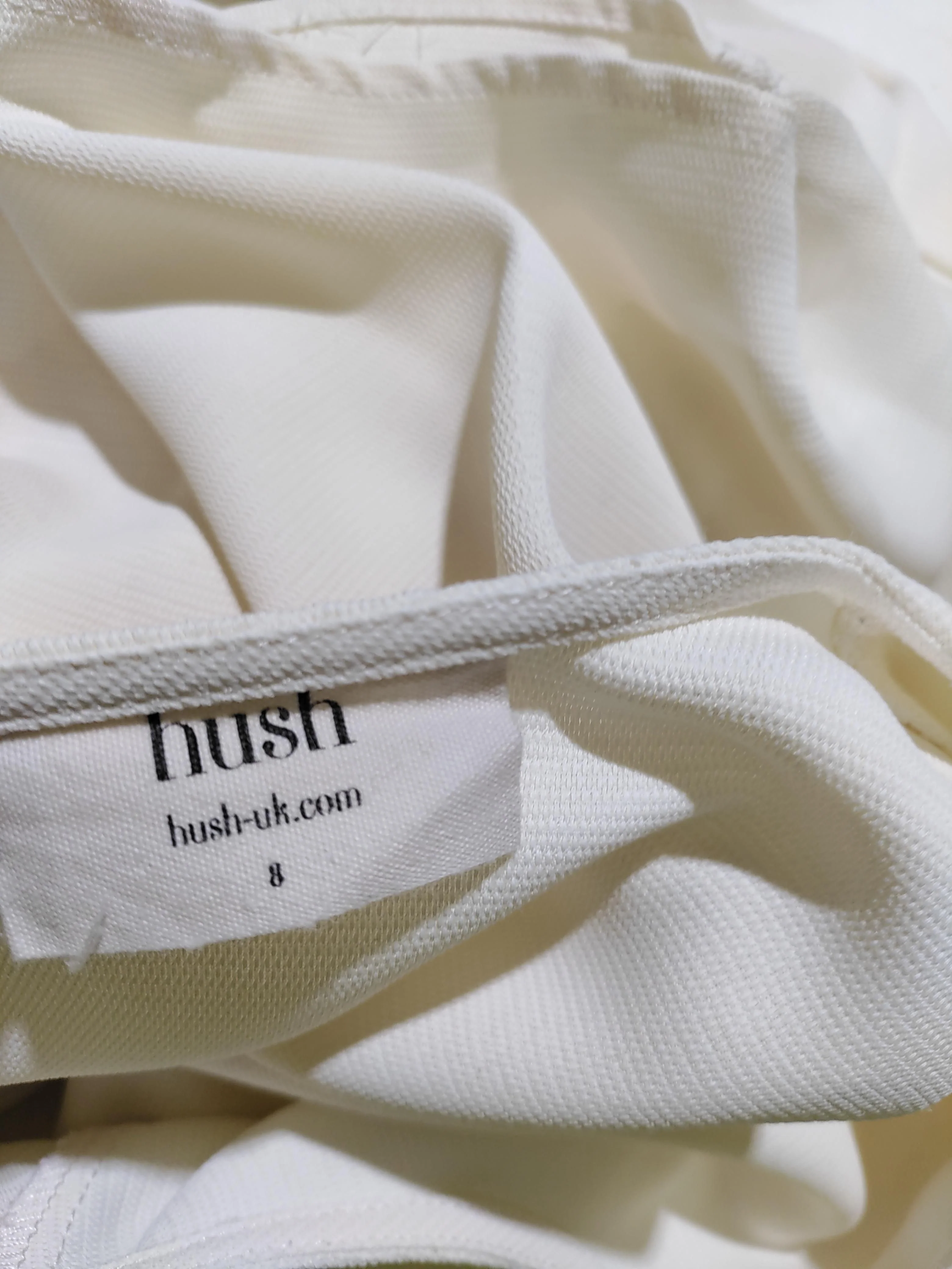Hush Mini Dress UK8 in Cream - Image 5