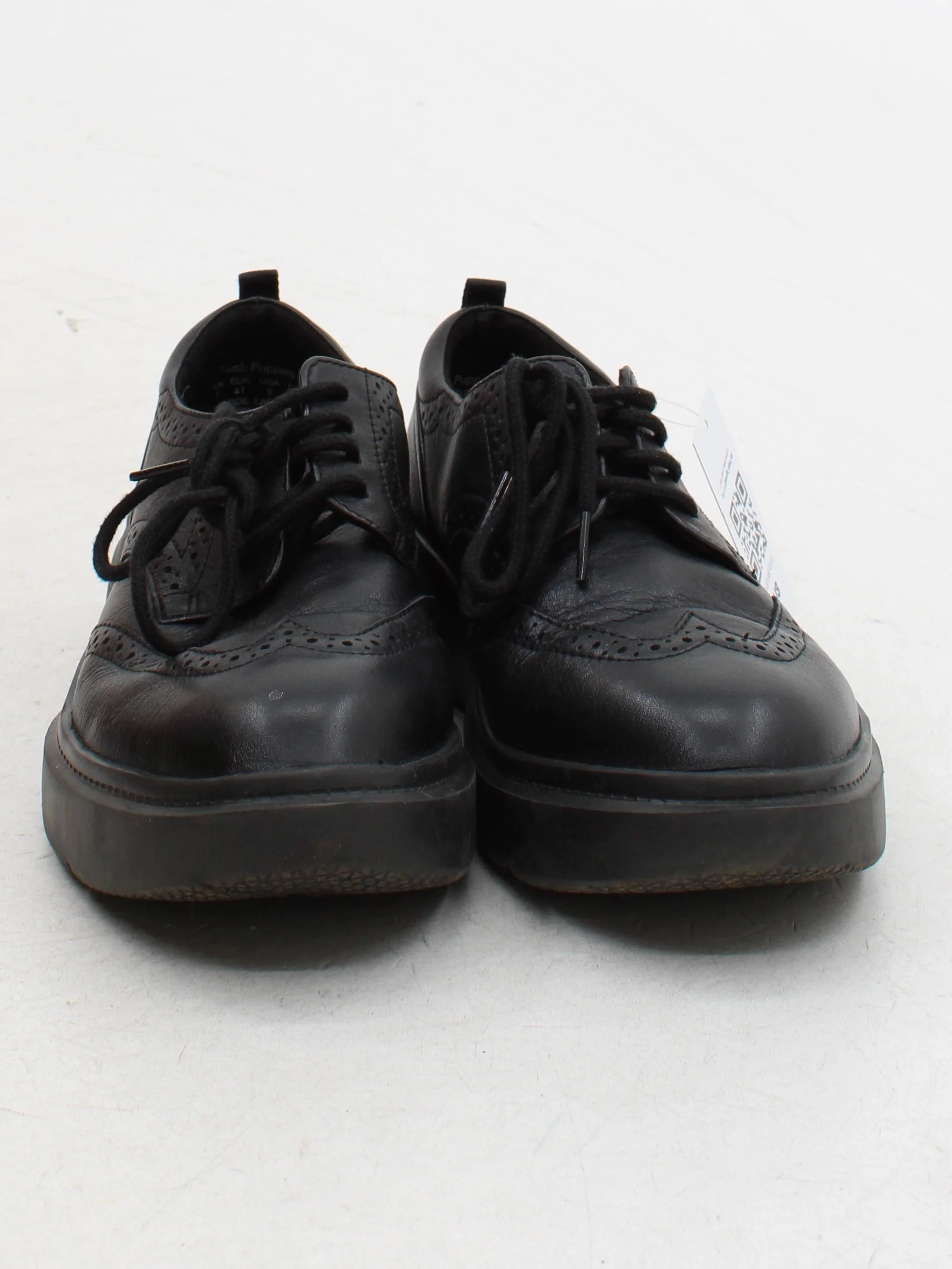 Hush Puppies Men's Formal Shoes UK 7 Black 100% Leather Brogue - Image 2