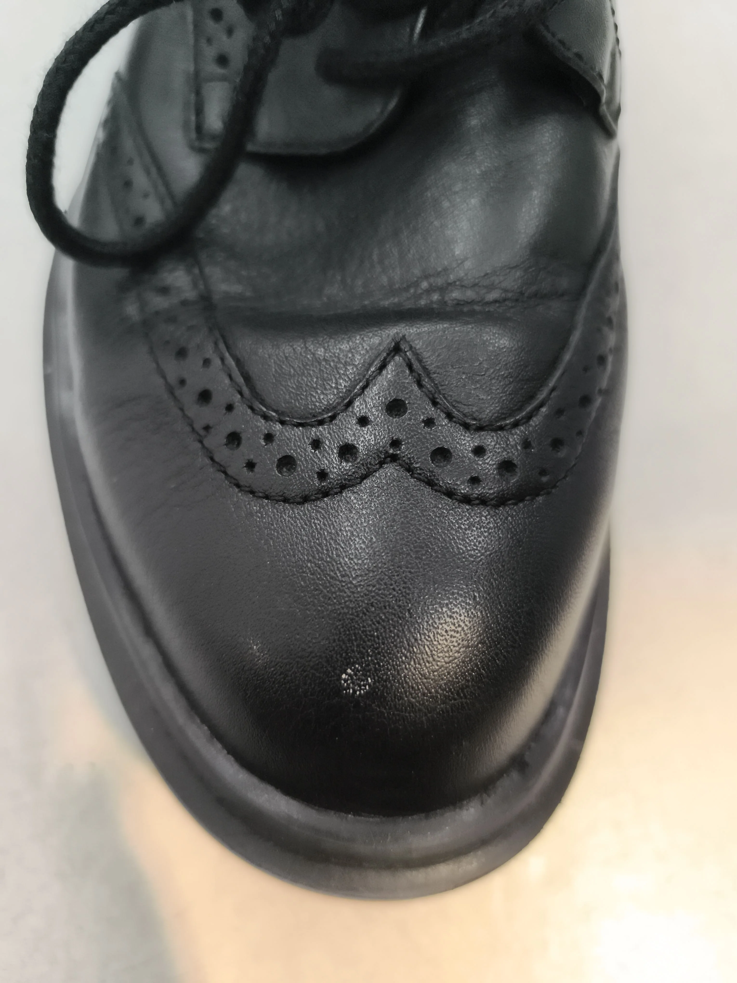 Hush Puppies Men's Formal Shoes UK 7 Black 100% Leather Brogue - Image 8