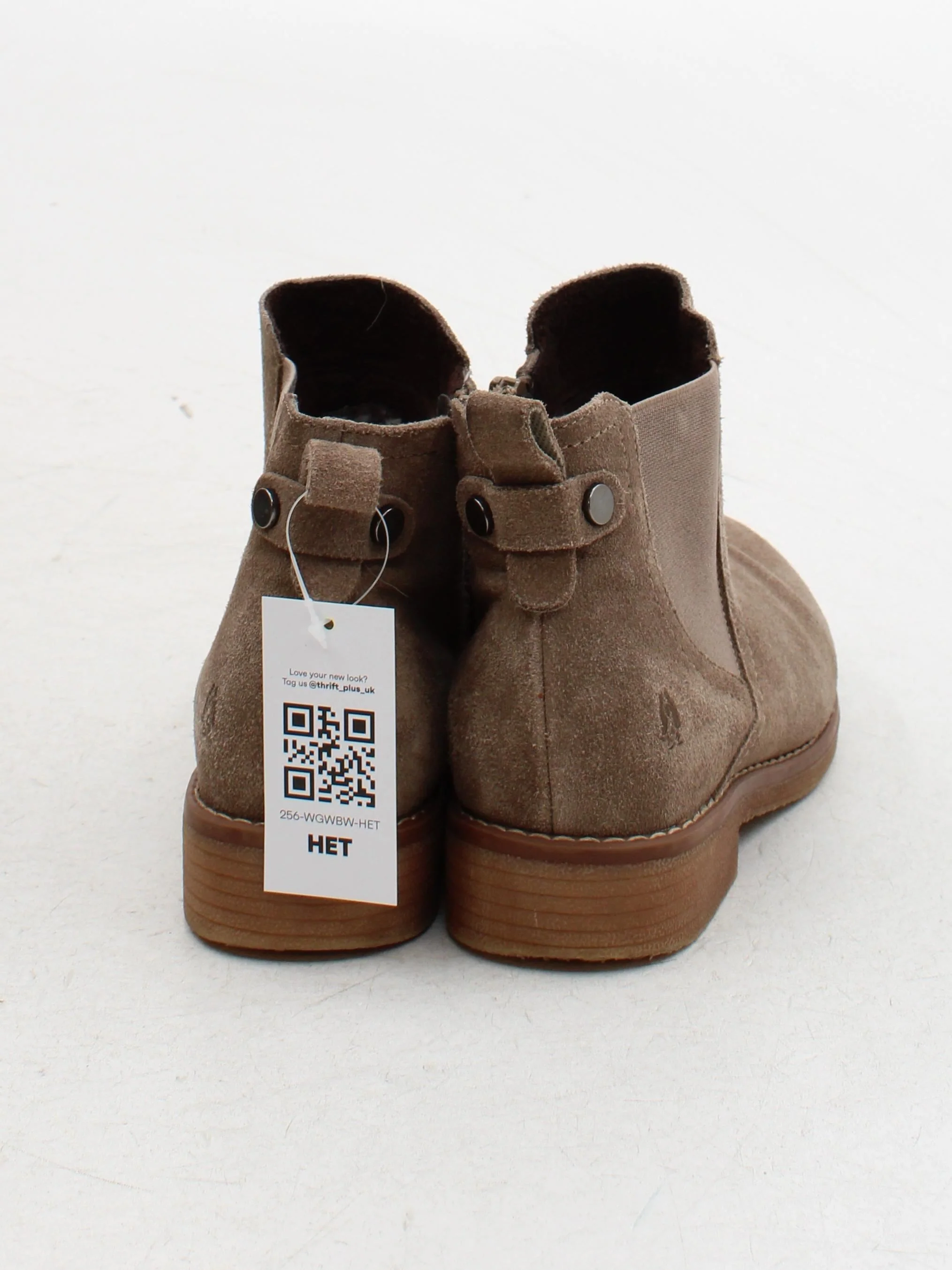 Hush Puppies Women's Boots UK 4 Brown 100% Suede Chelsea - Image 3