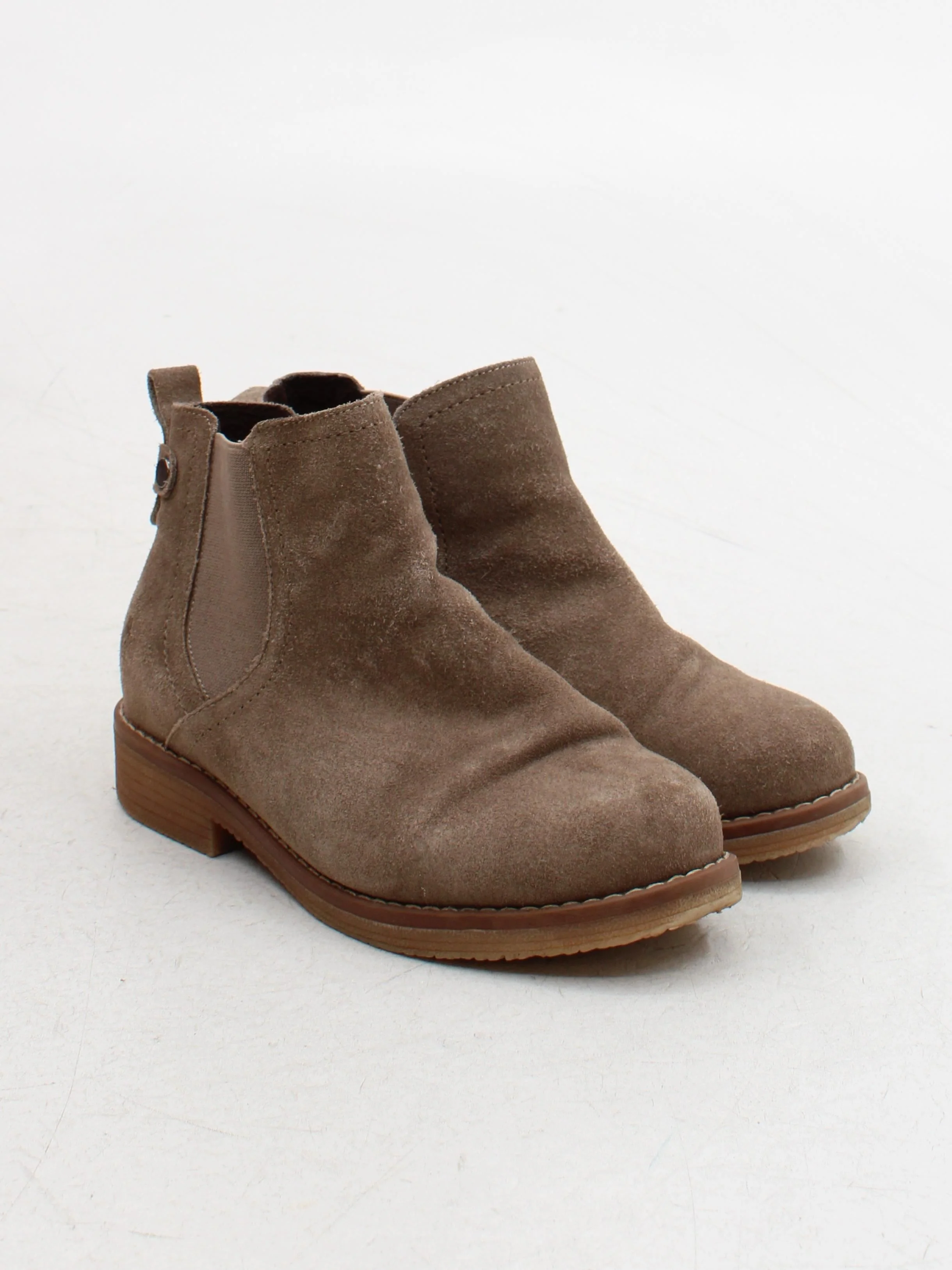 Hush Puppies Women's Boots UK 4 Brown 100% Suede Chelsea - Image 4