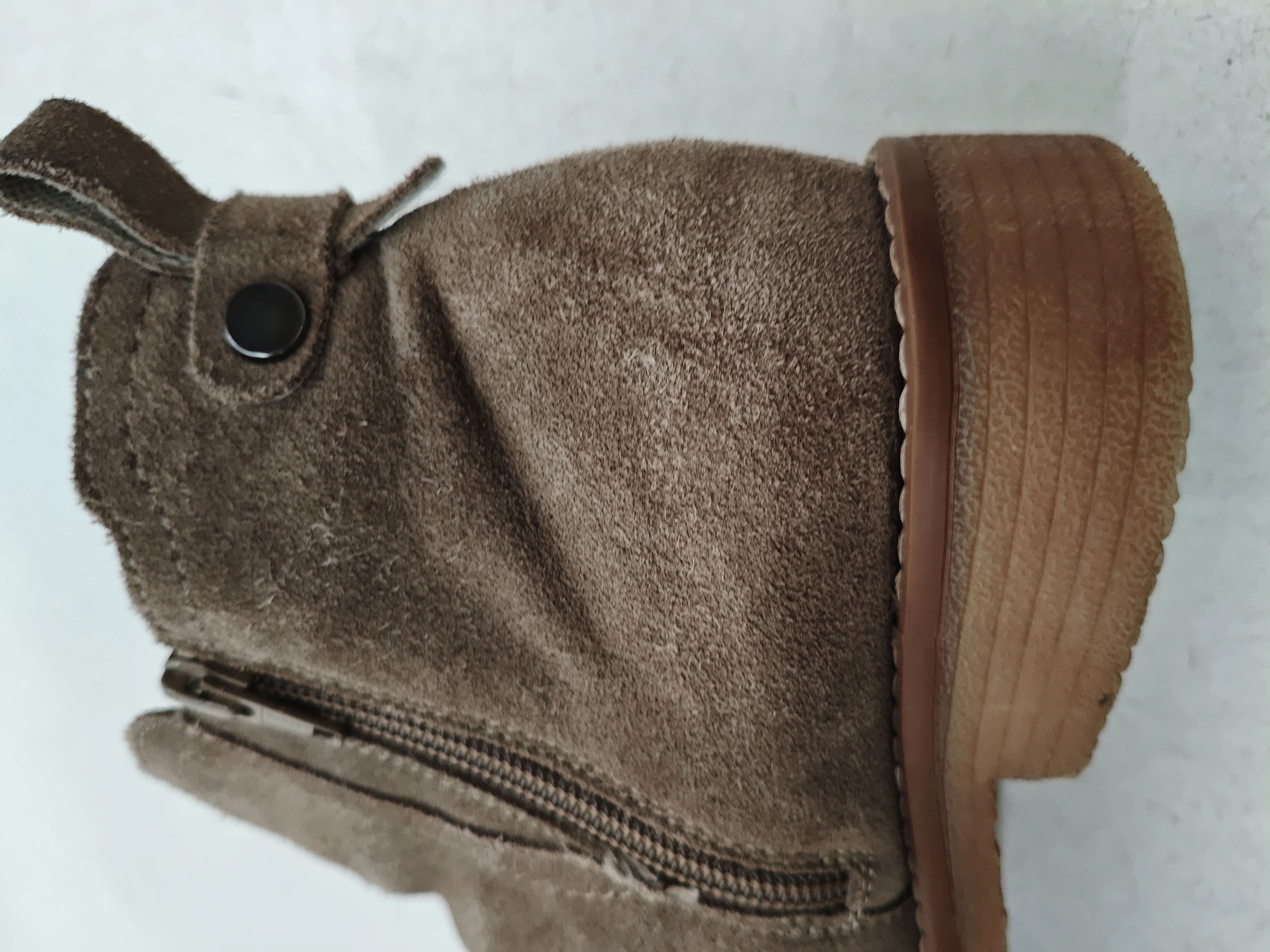 Hush Puppies Women's Boots UK 4 Brown 100% Suede Chelsea - Image 9