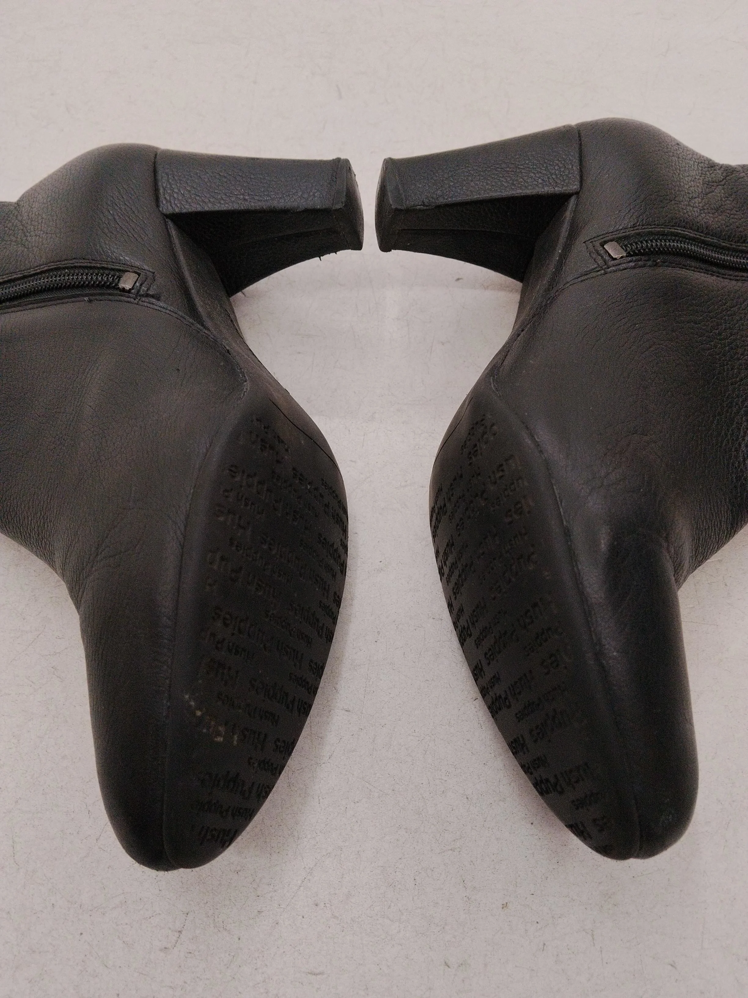 Hush Puppies Women's Boots UK 6 Black 100% Leather Combat - Image 7