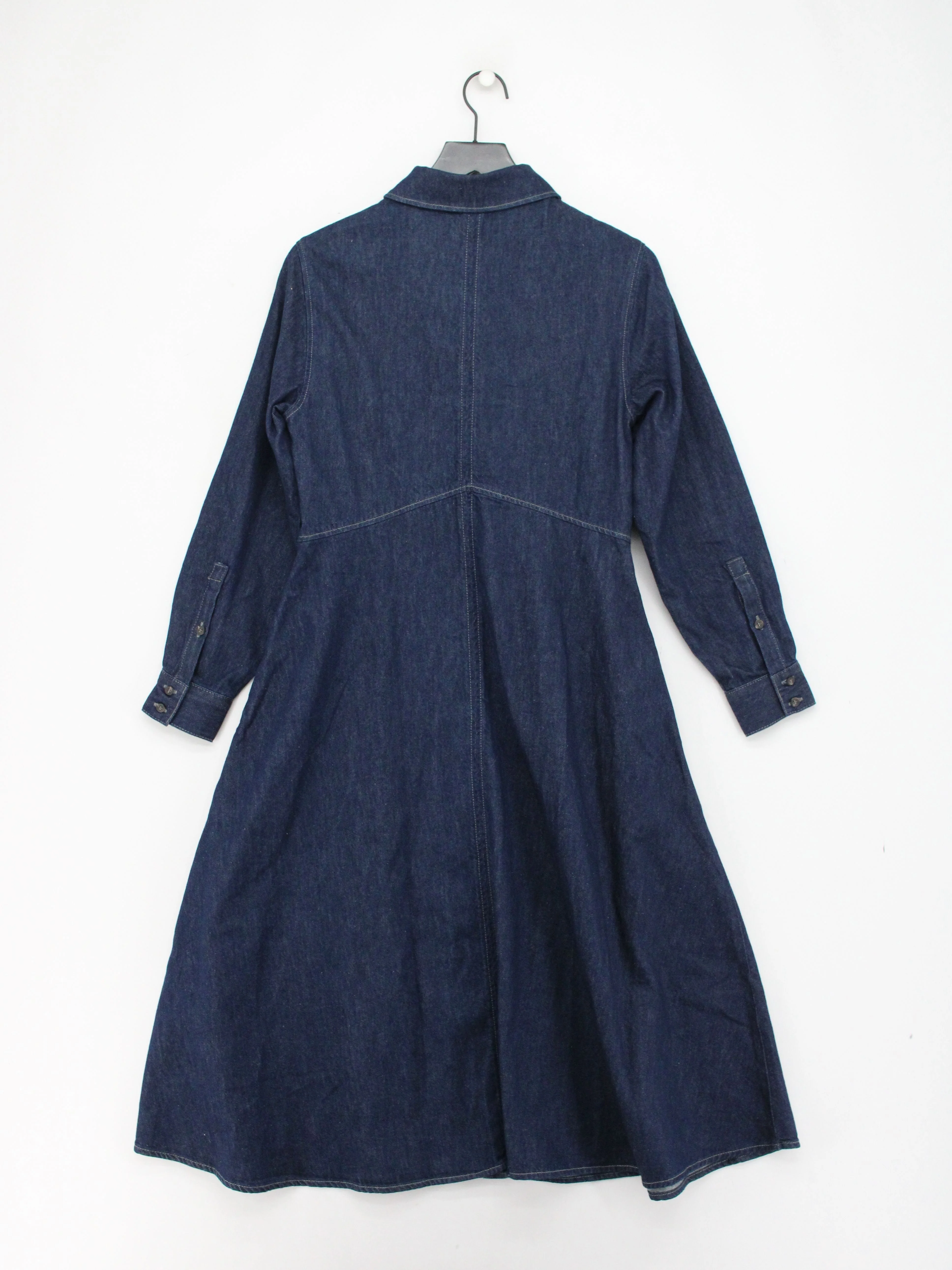 Hush Shirt Midi Dress M in Blue - Image 2