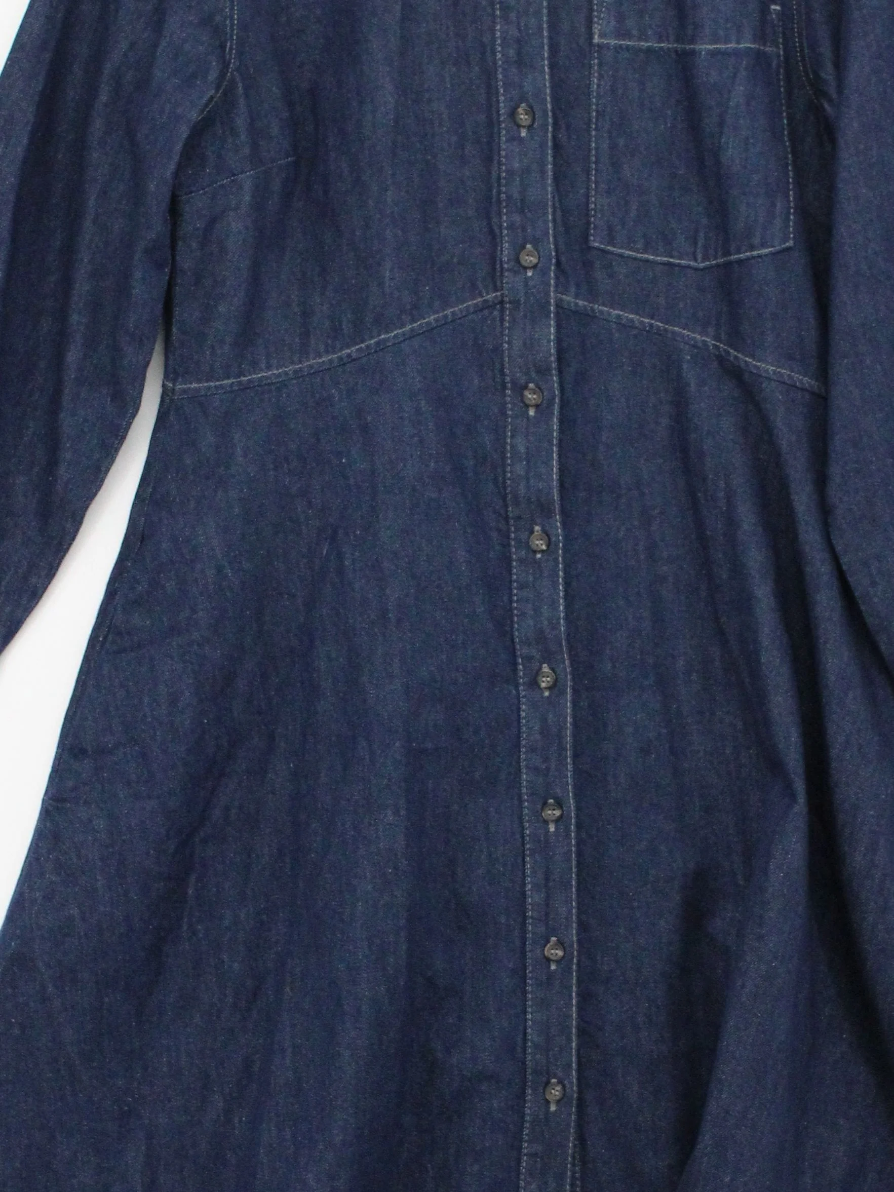 Hush Shirt Midi Dress M in Blue - Image 3