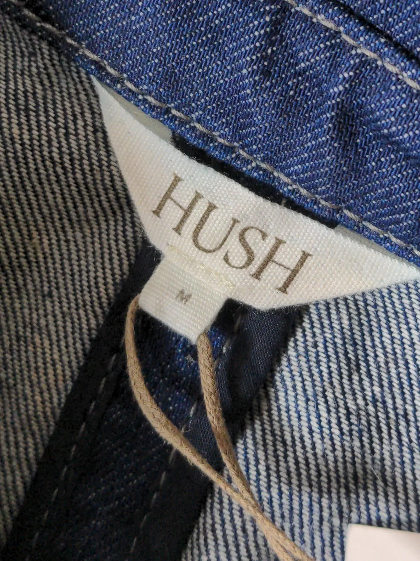 Hush Shirt Midi Dress M in Blue - Image 5