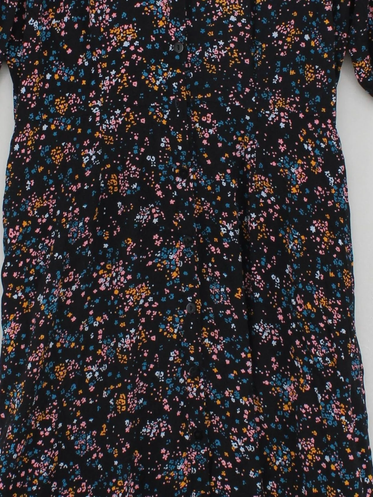 Hush Shirt Midi Dress UK10 in Black - Image 3