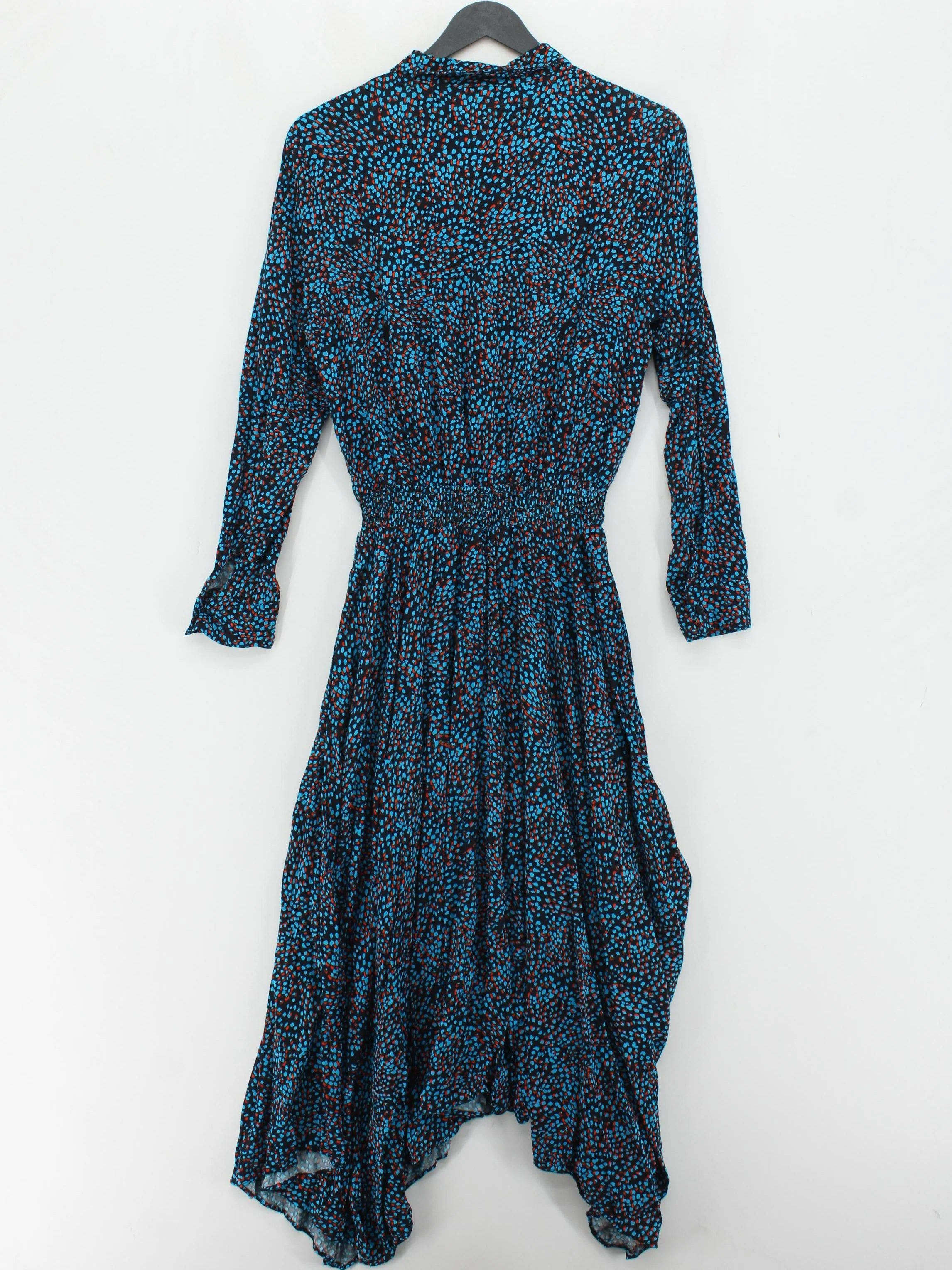 Hush Shirt Midi Dress UK10 in Black - Image 2