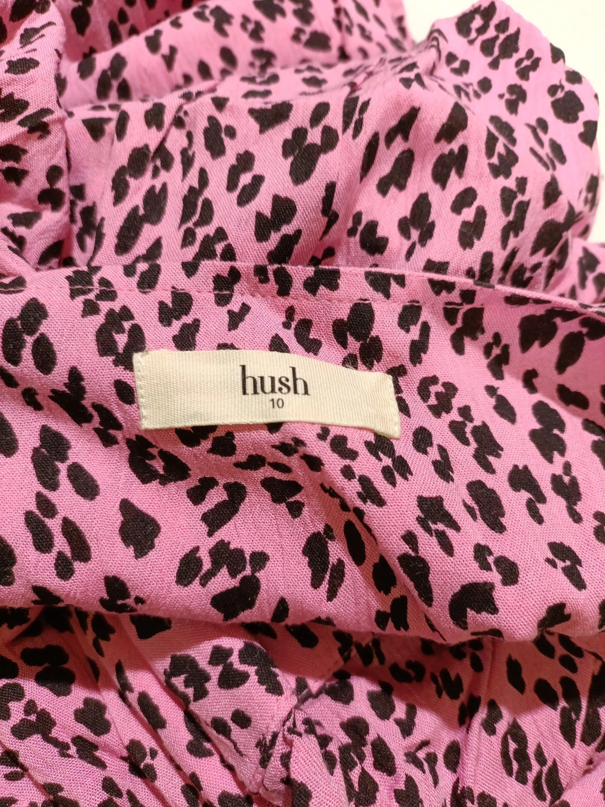 Hush Shirt Midi Dress UK10 in Pink - Image 5