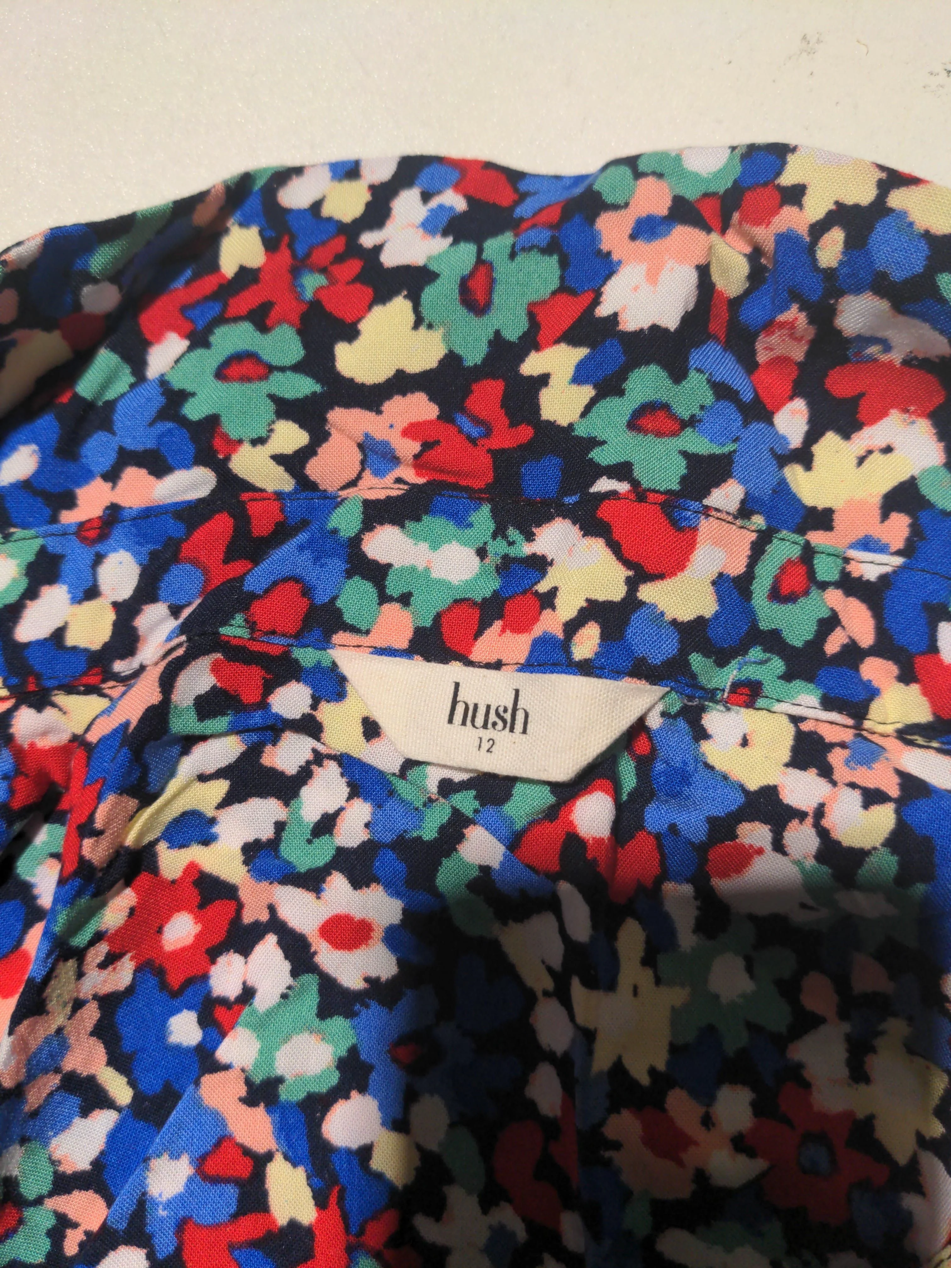 Hush Shirt Midi Dress UK12 in Multi - Image 5