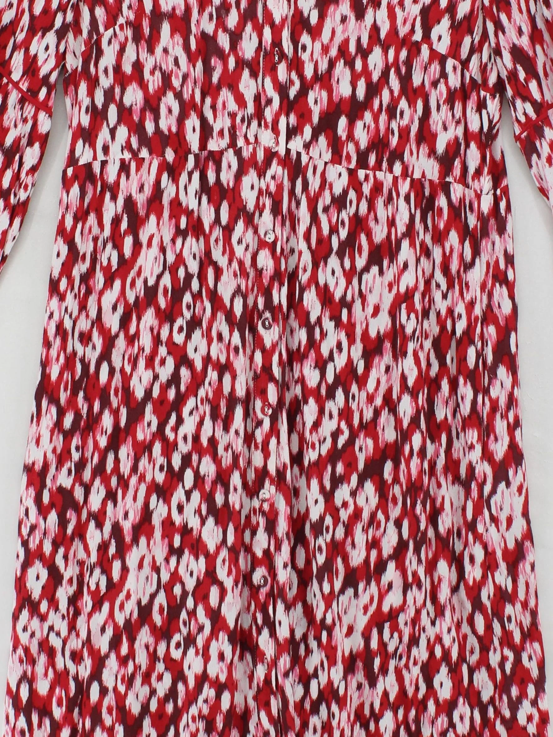 Hush Shirt Midi Dress UK14 in Red - Image 3