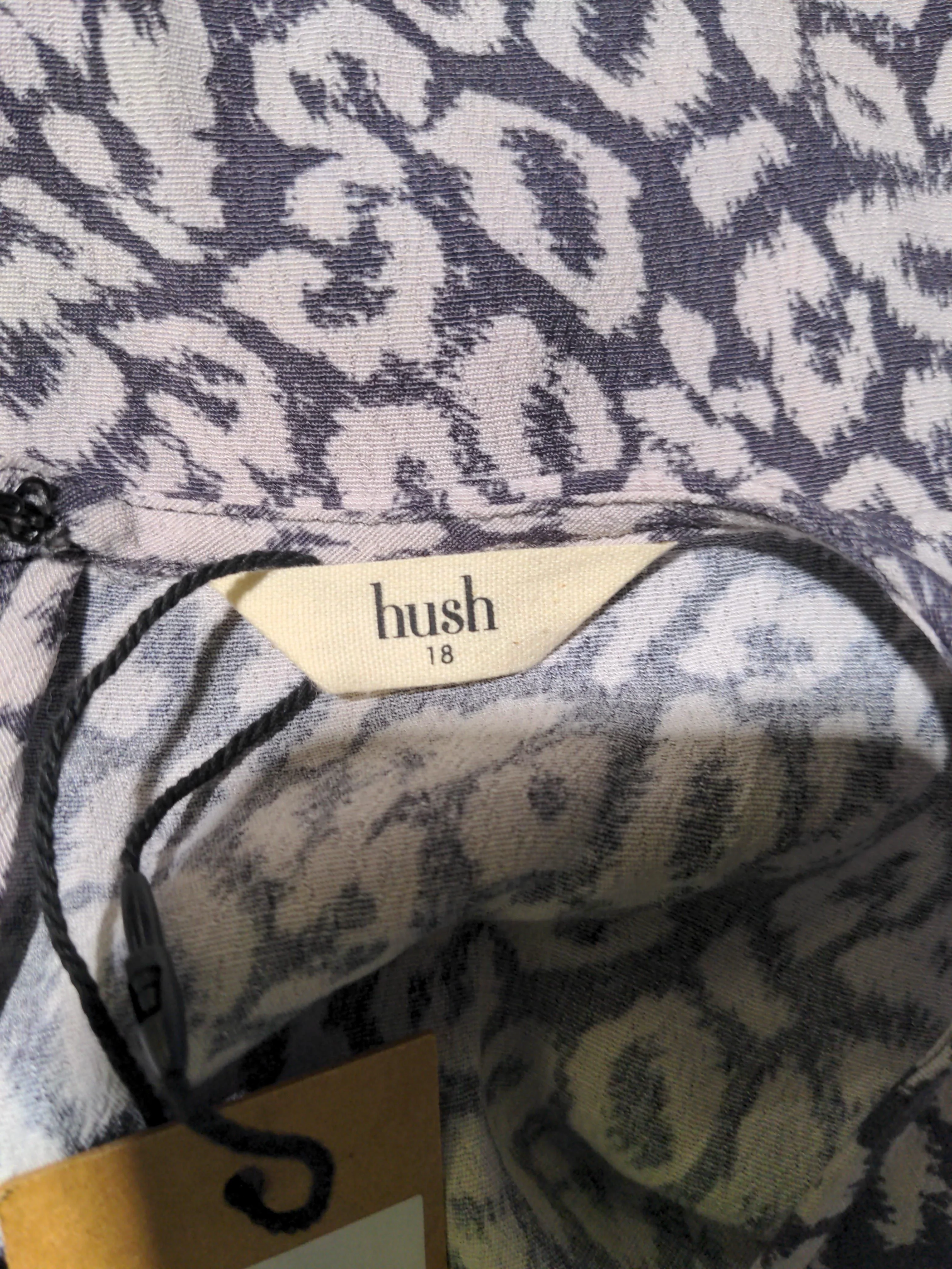 Hush Shirt Midi Dress UK18 in Grey - Image 5