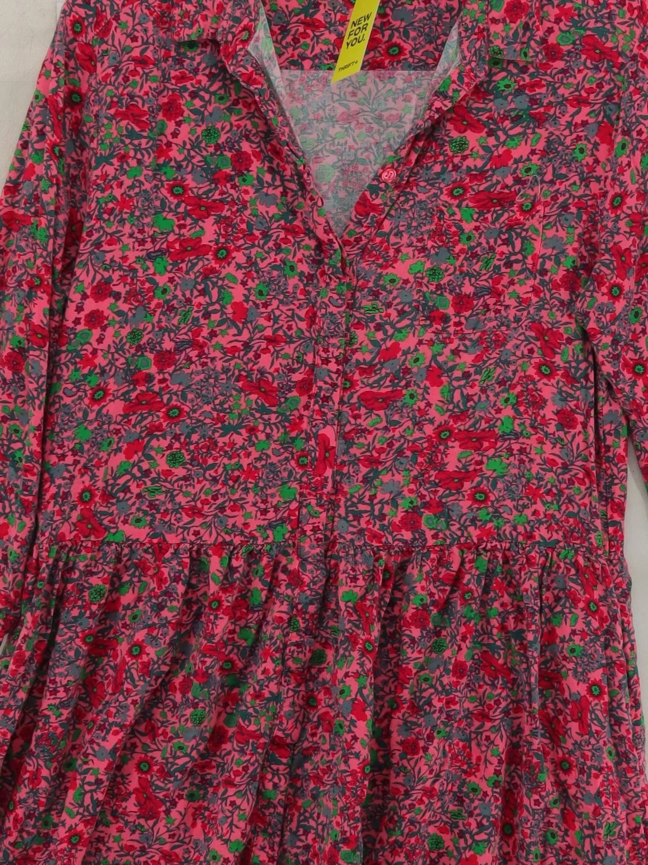 Hush Shirt Mini Dress M in Pink - Image 3
