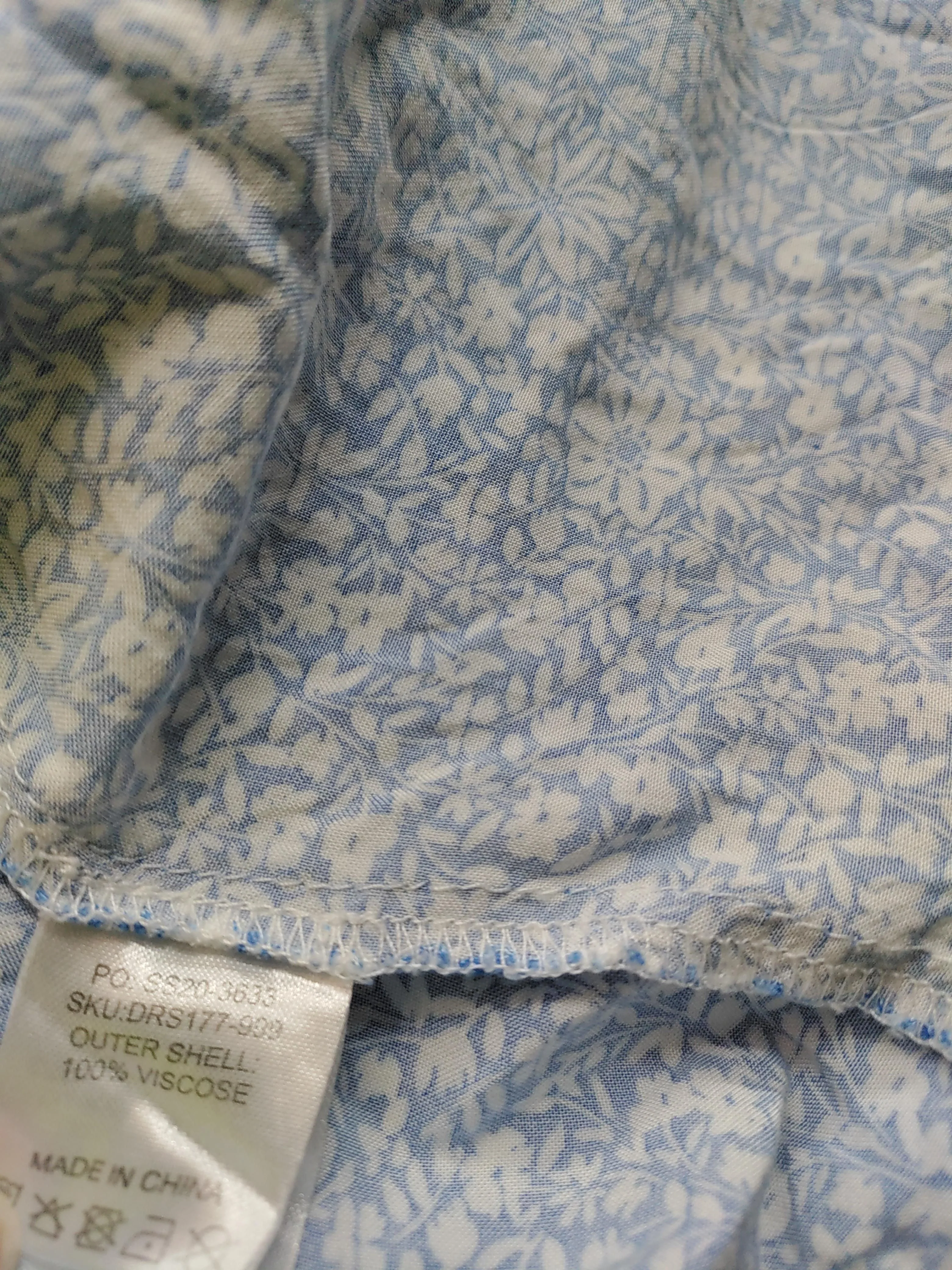Hush Shirt Mini Dress UK10 in Blue - Image 6