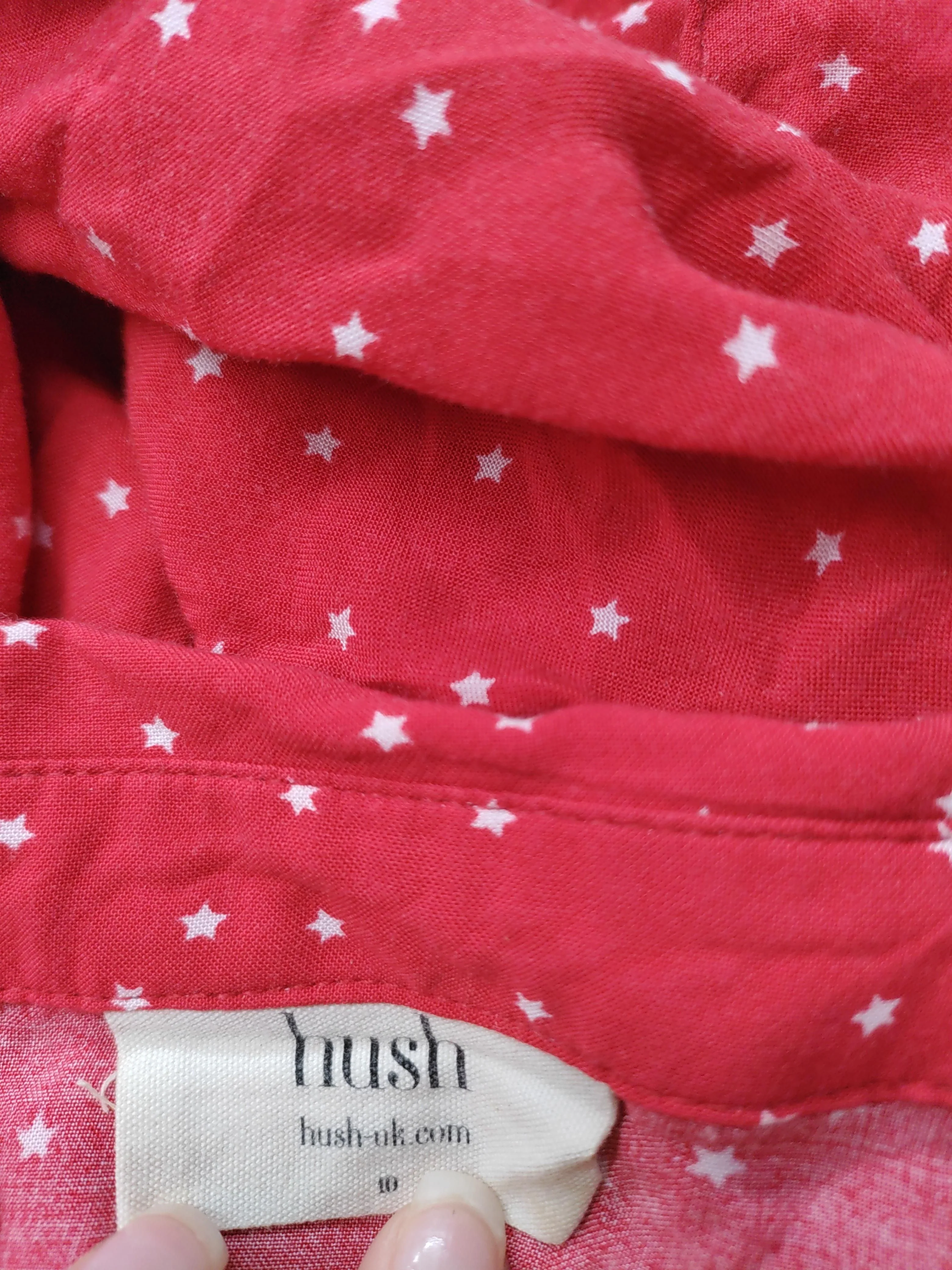 Hush Shirt Mini Dress UK10 in Red - Image 5