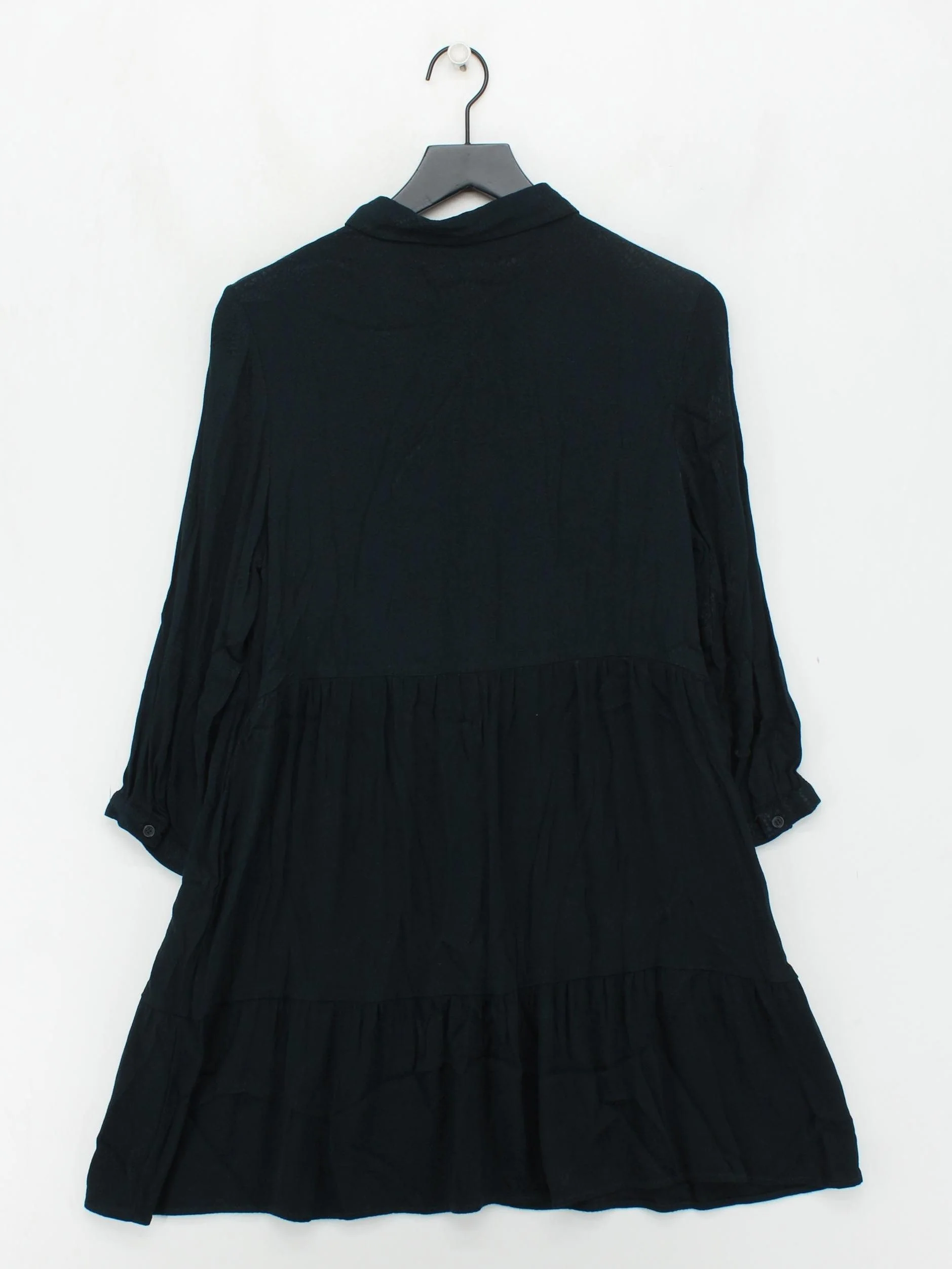 Hush Shirt Mini Dress UK14 in Black - Image 2