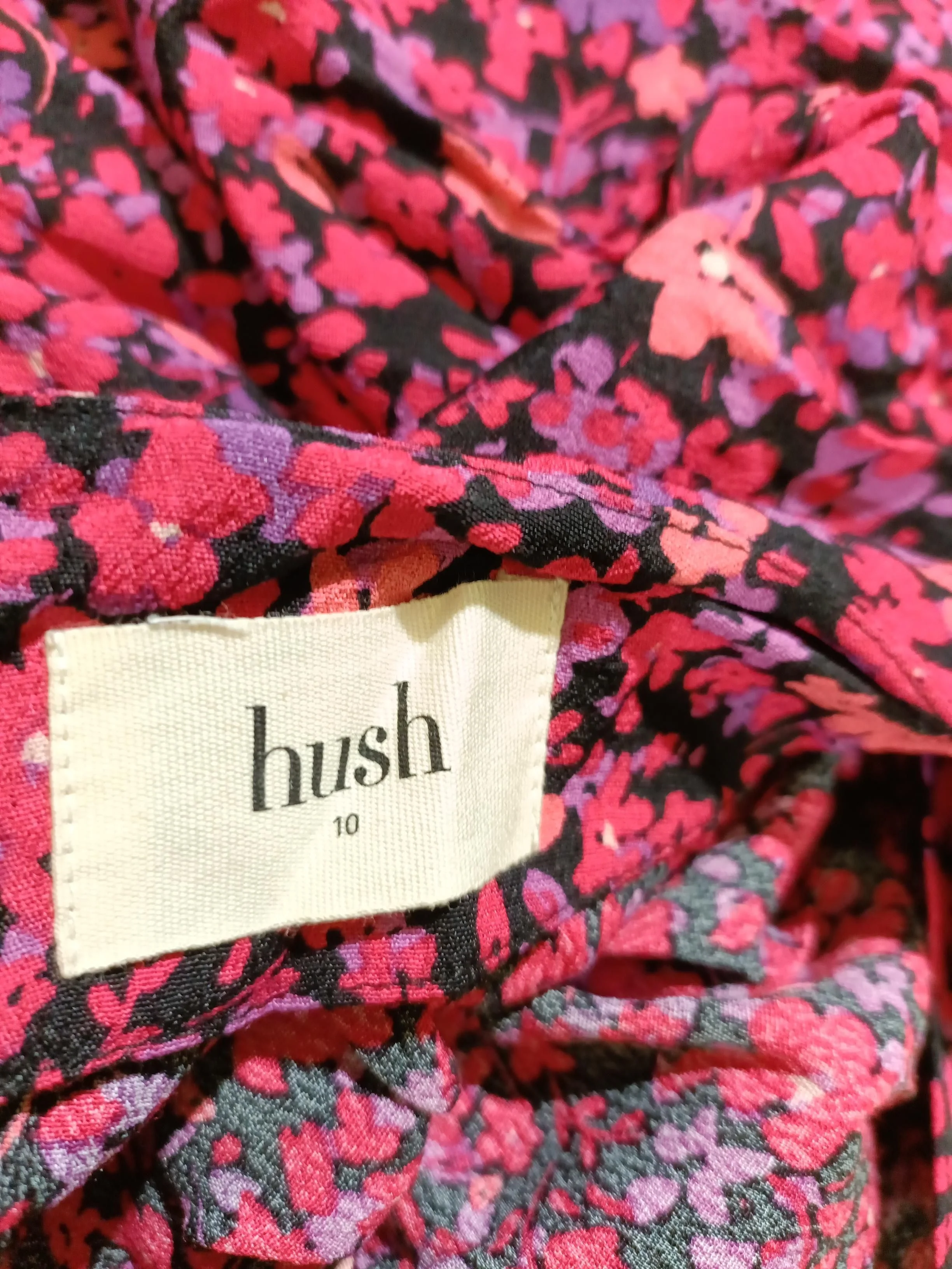 Hush Skater Mini Dress UK10 in Red - Image 5