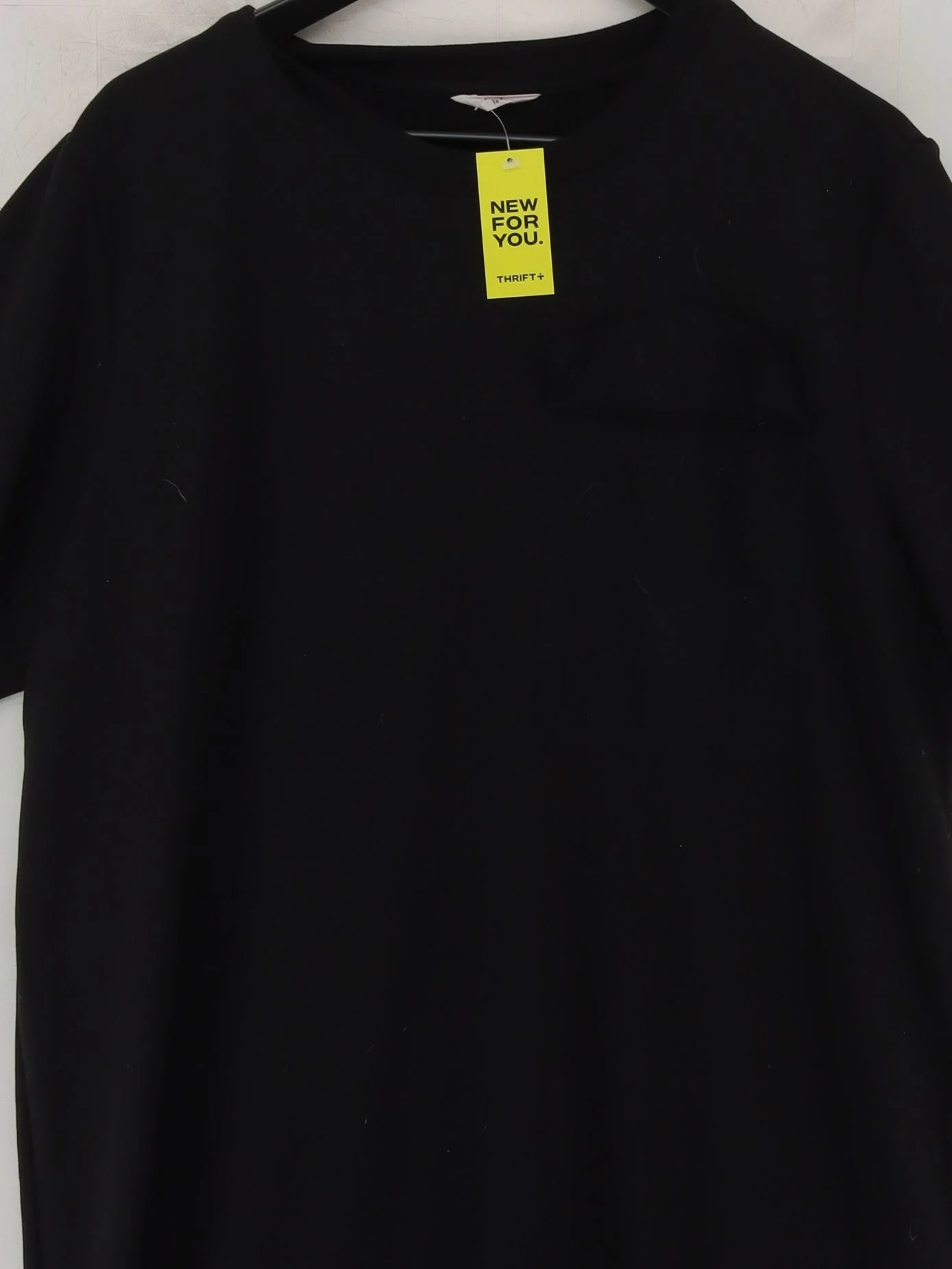 Hush T-Shirt Midi Dress UK10 in Black - Image 3