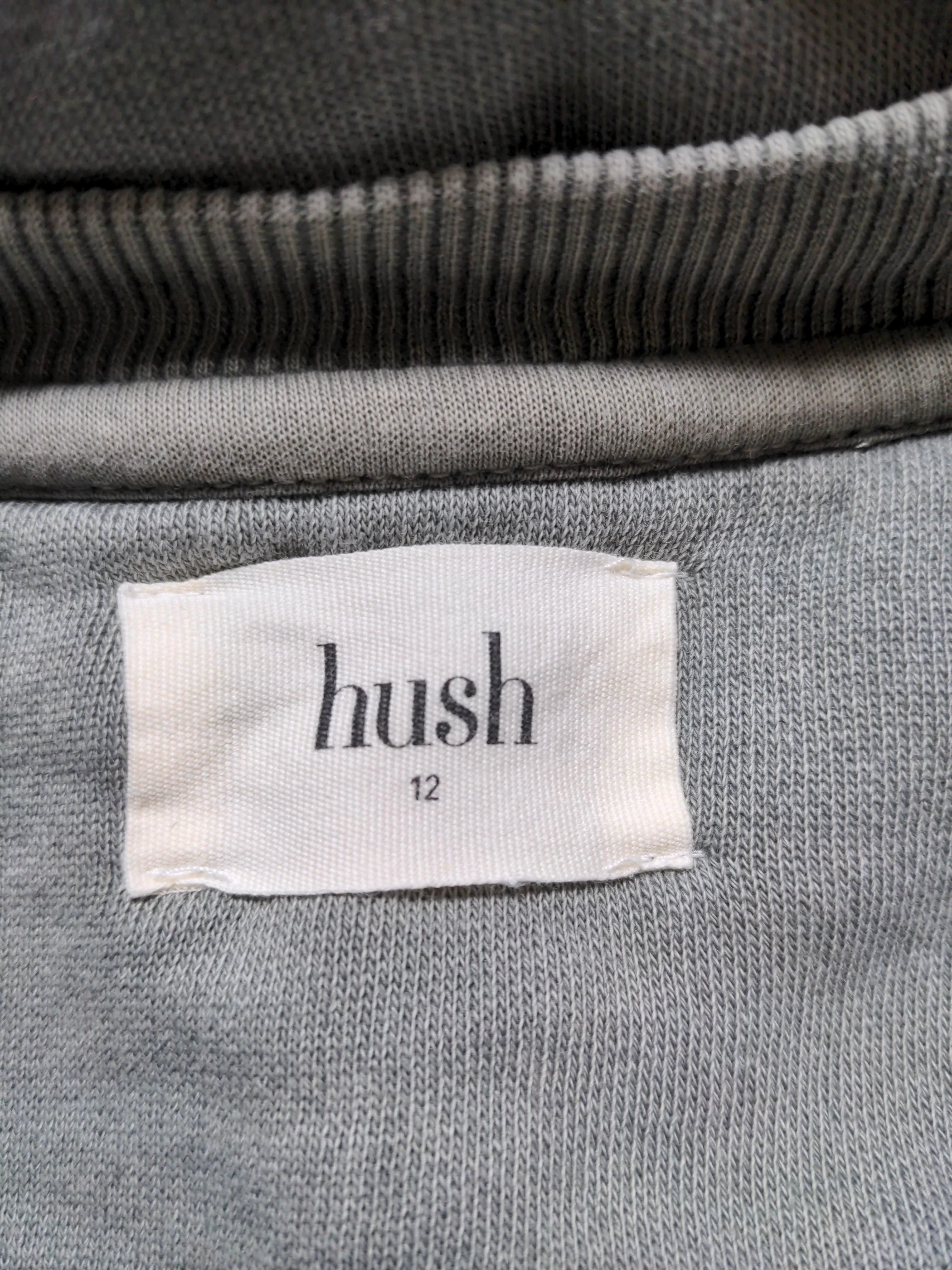 Hush T-Shirt Midi Dress UK12 in Grey - Image 6