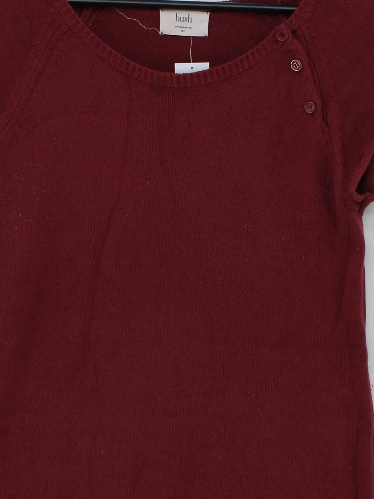 Hush T-Shirt Mini Dress M in Red - Image 3
