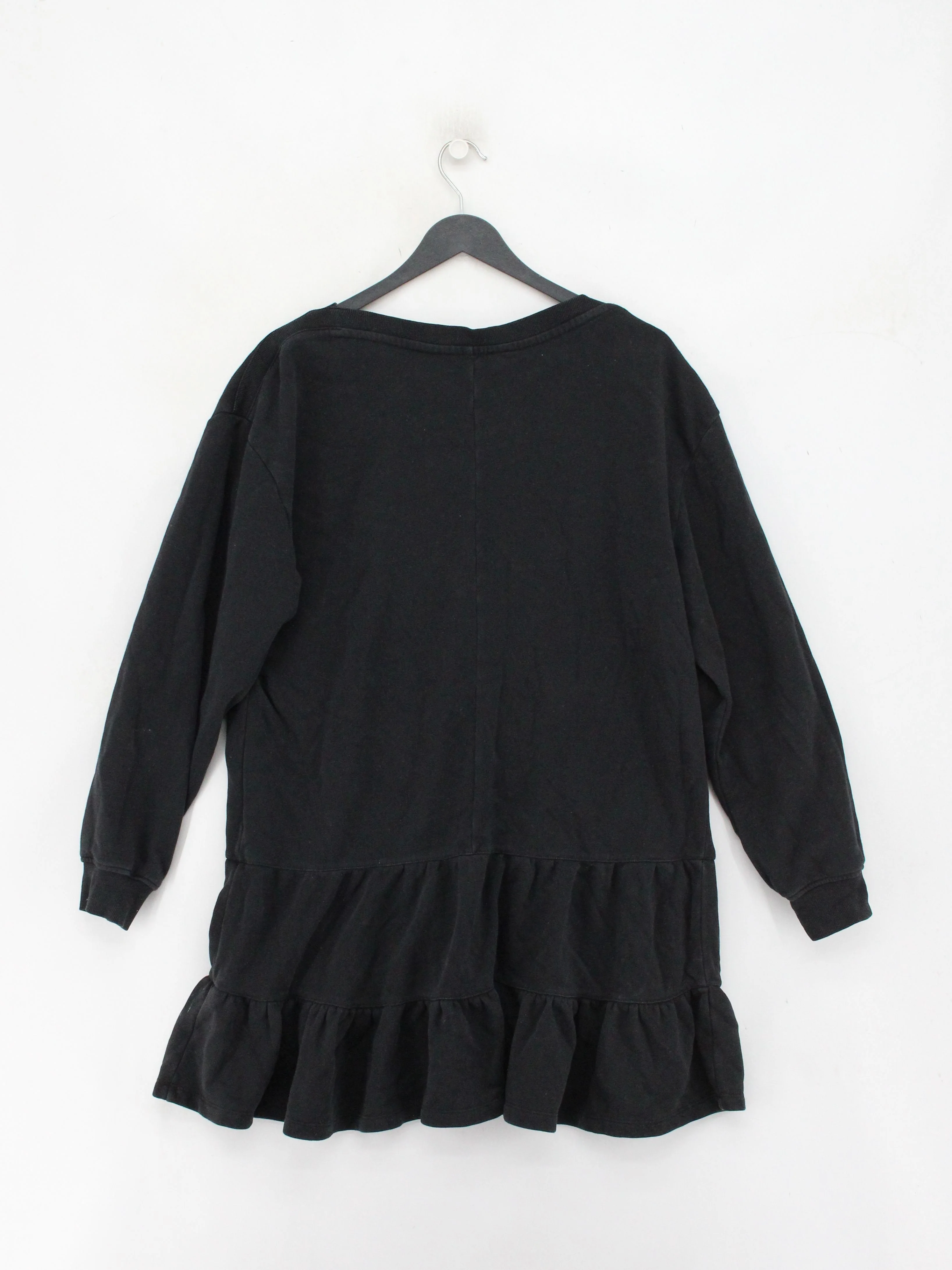 Hush T-Shirt Mini Dress UK12 in Black - Image 2