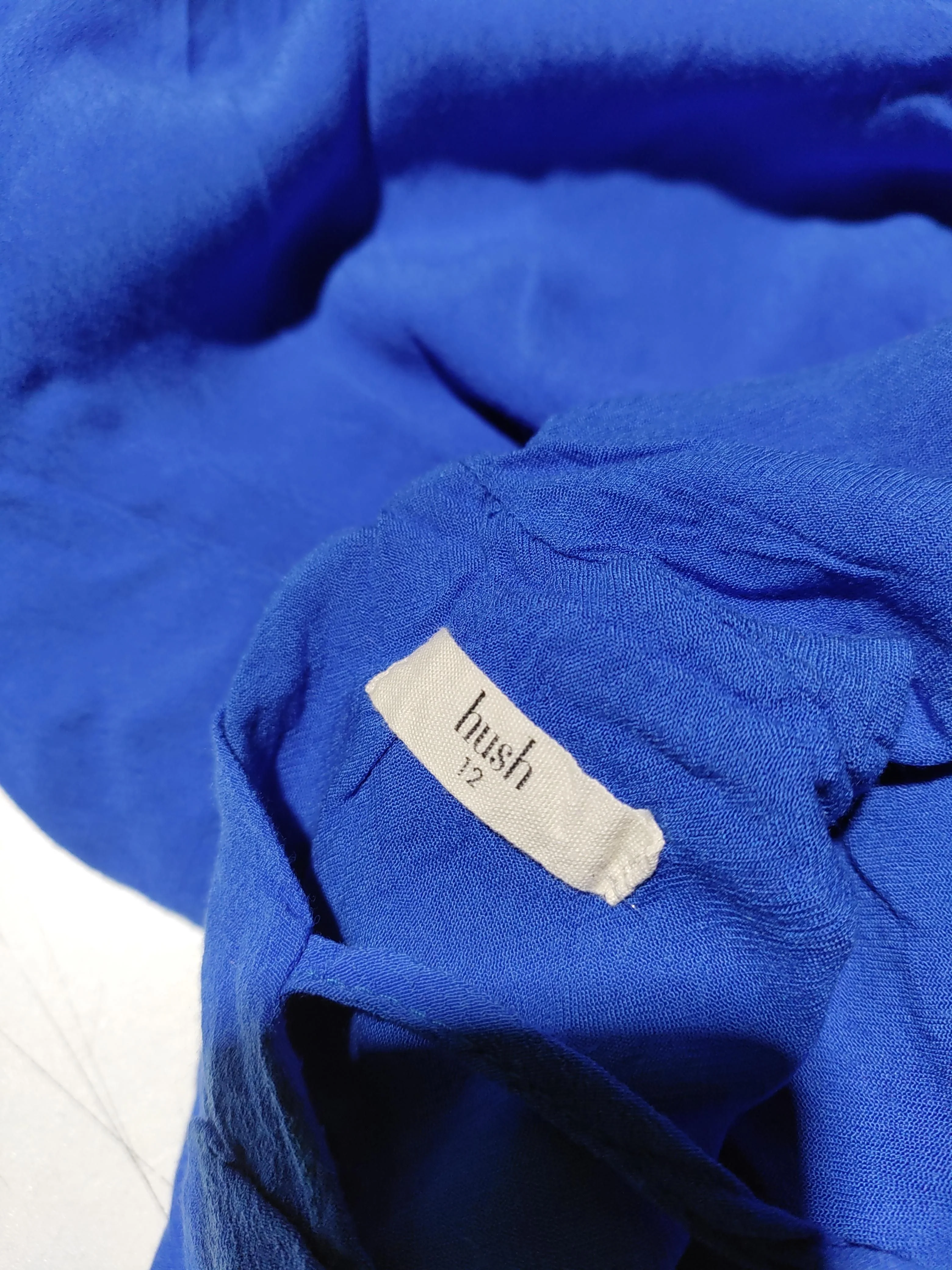 Hush T-Shirt Mini Dress UK12 in Blue - Image 5