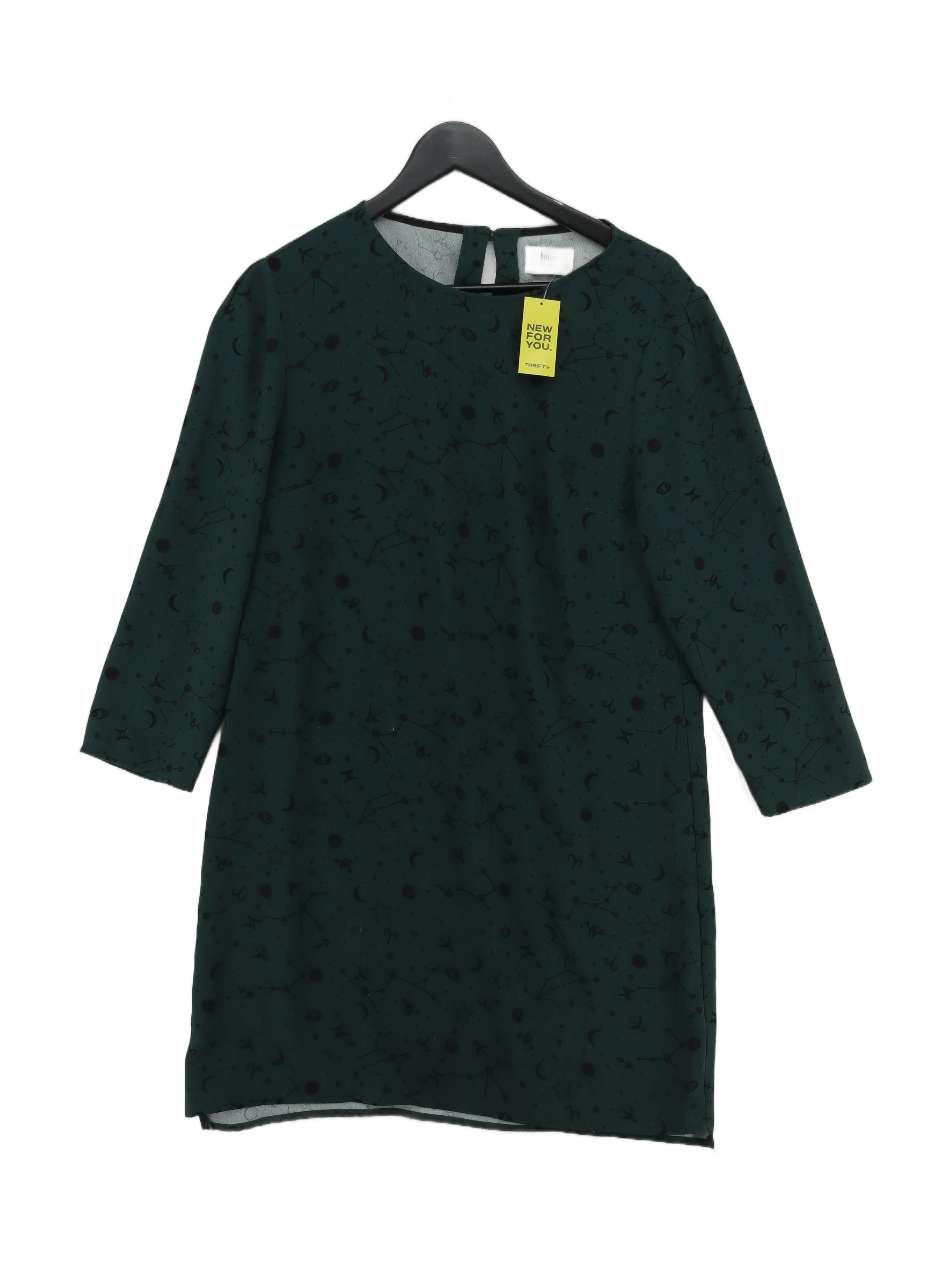 Hush T-Shirt Mini Dress UK12 in Green