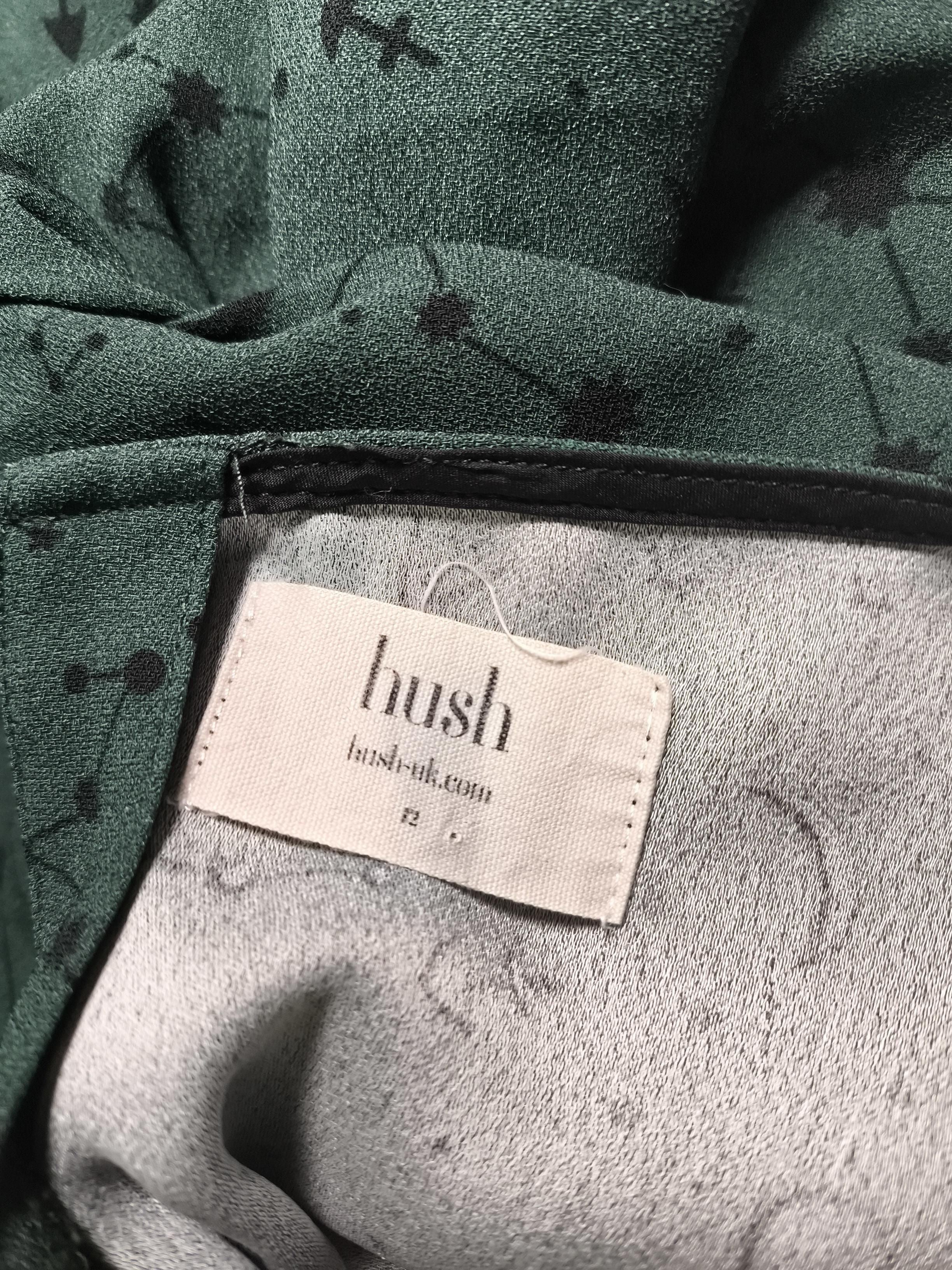 Hush T-Shirt Mini Dress UK12 in Green - Image 5