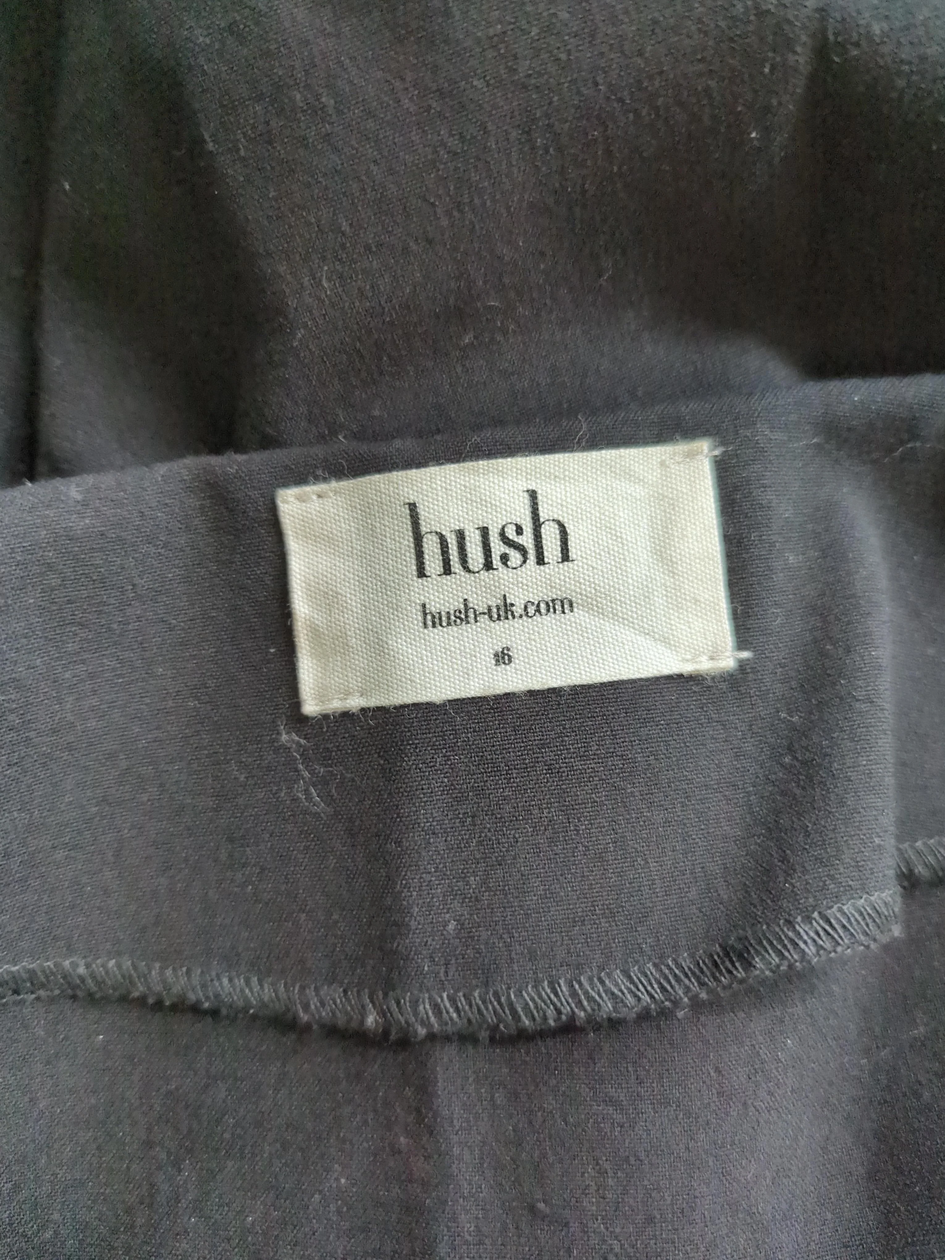 Hush T-Shirt Mini Dress UK16 in Black - Image 5