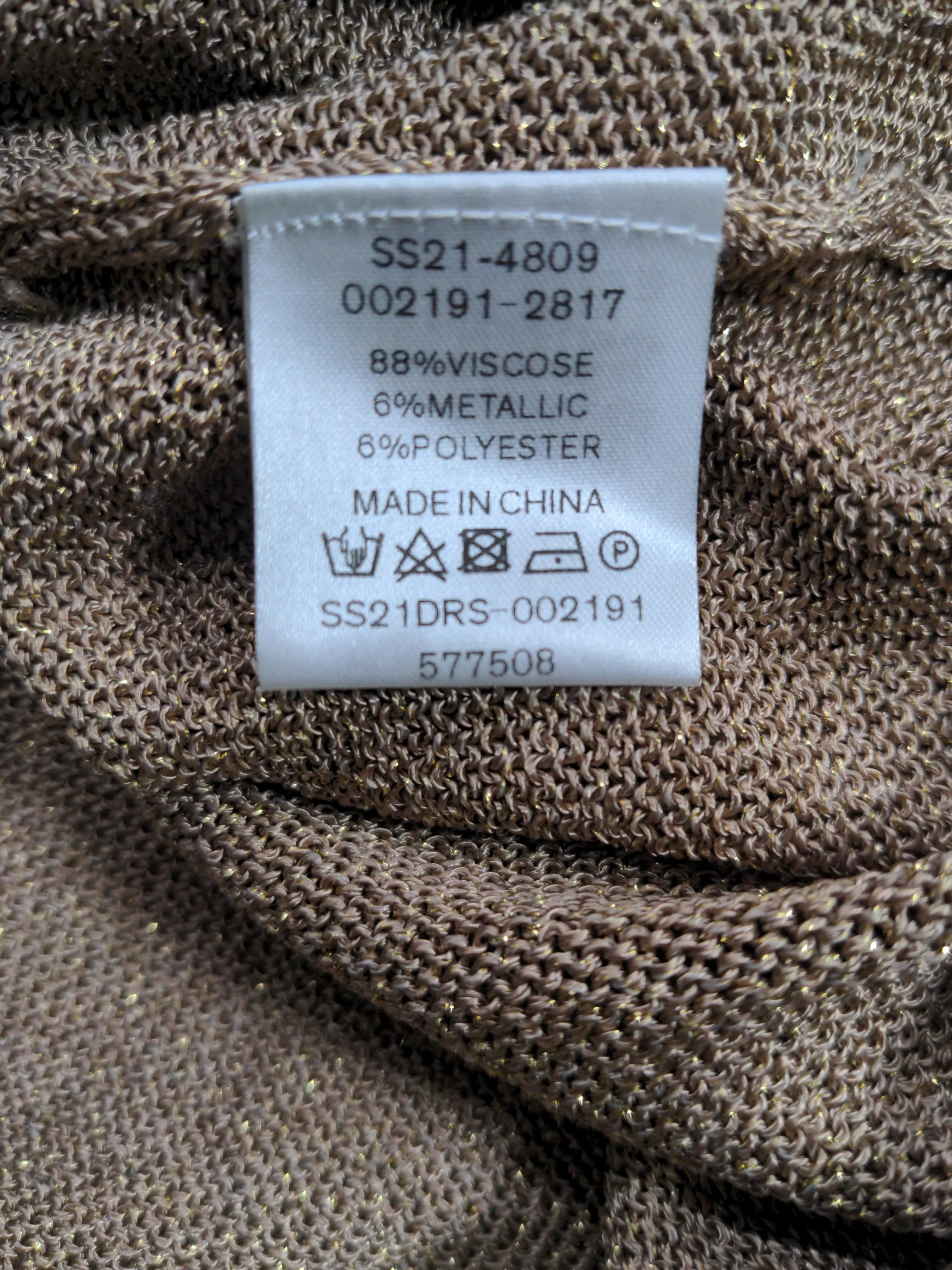 Hush Tank Maxi Dress UK12 in Brown - Image 6