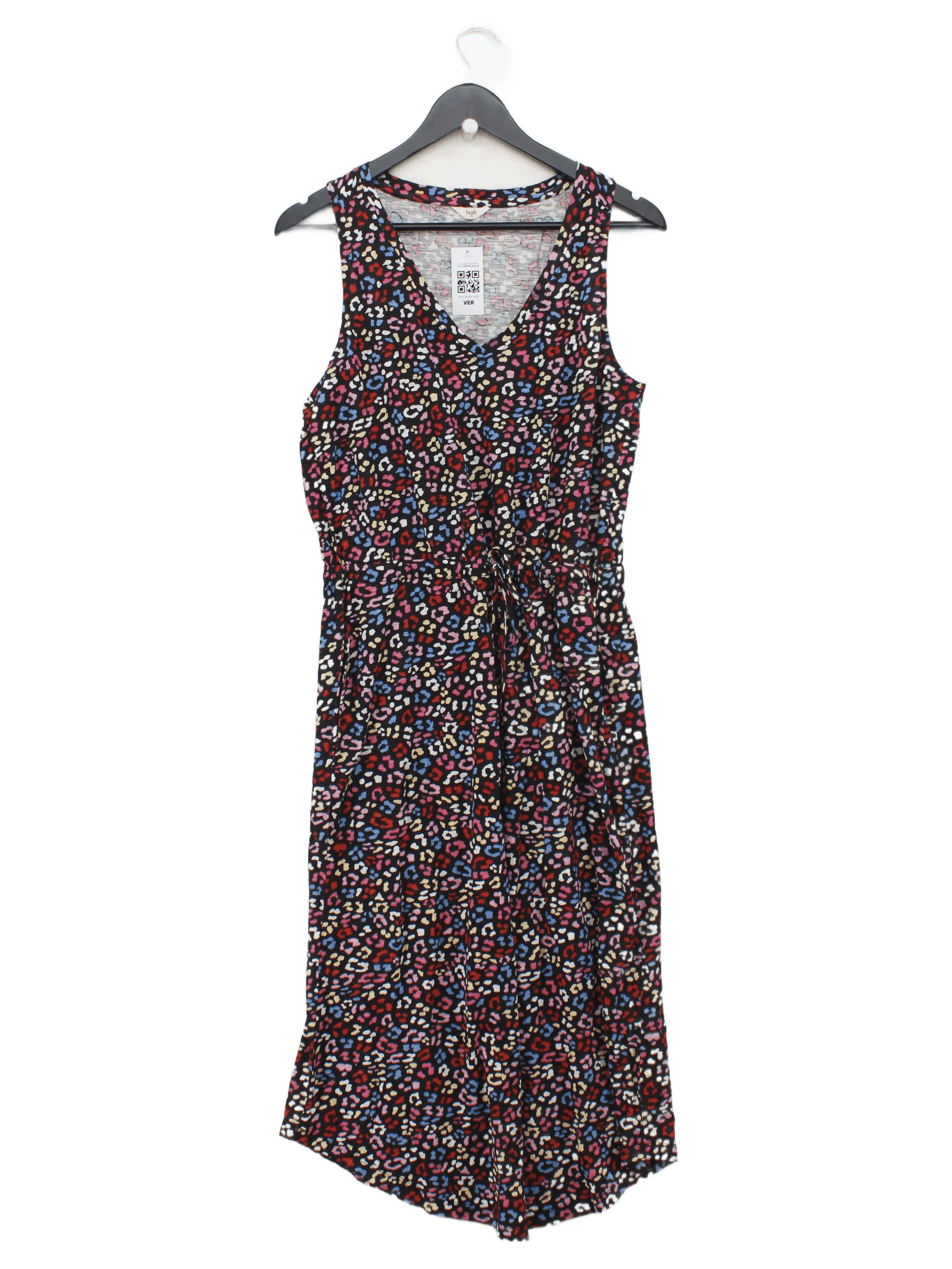 Hush Tank Midi Dress UK10 in Multi