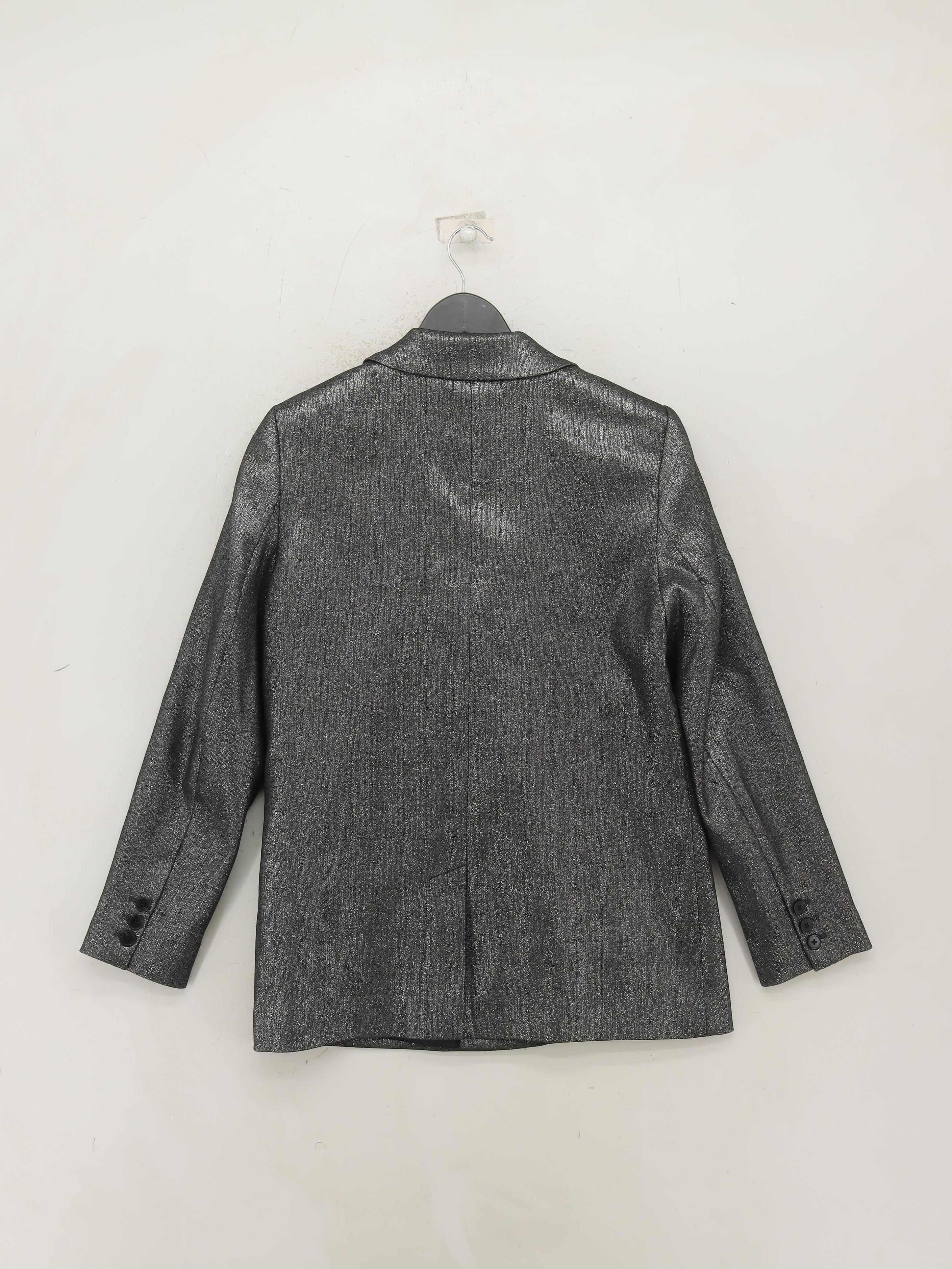 Hush Women's Blazer UK 10 Grey Viscose with Polyester Overcoat New with tags - Image 2