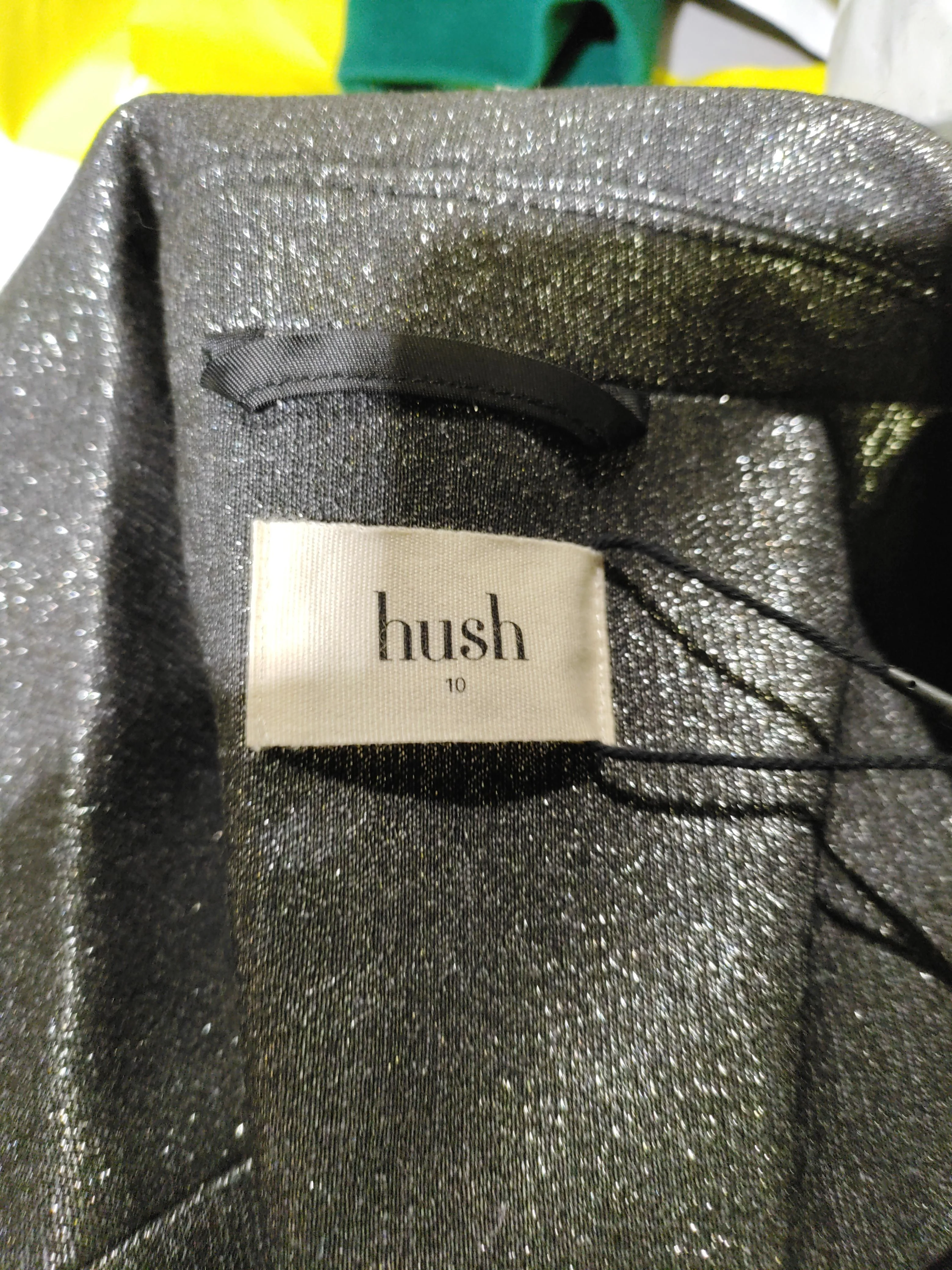 Hush Women's Blazer UK 10 Grey Viscose with Polyester Overcoat New with tags - Image 5