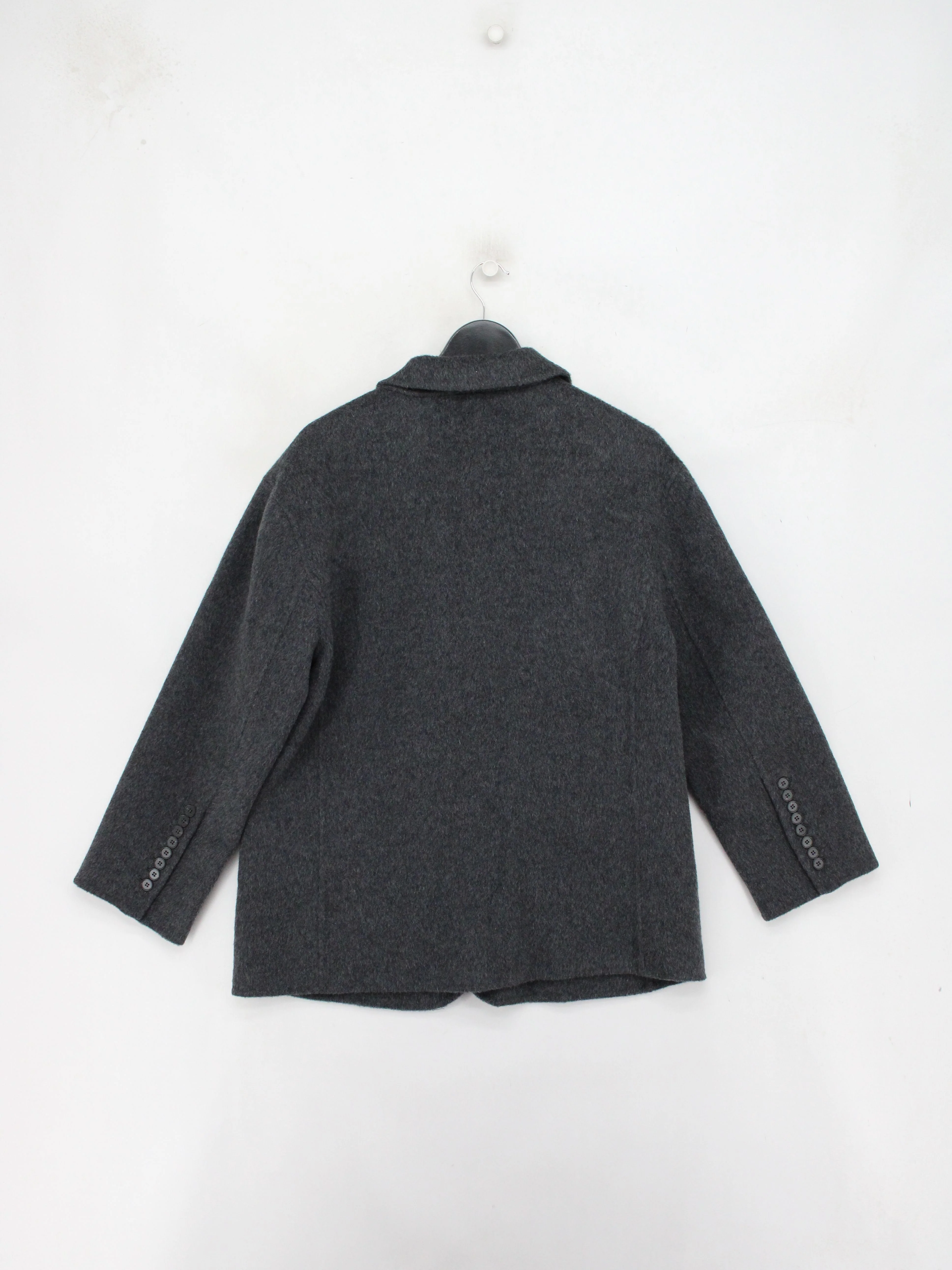 Hush Women's Blazer XL Grey 100% Wool Overcoat - Image 2