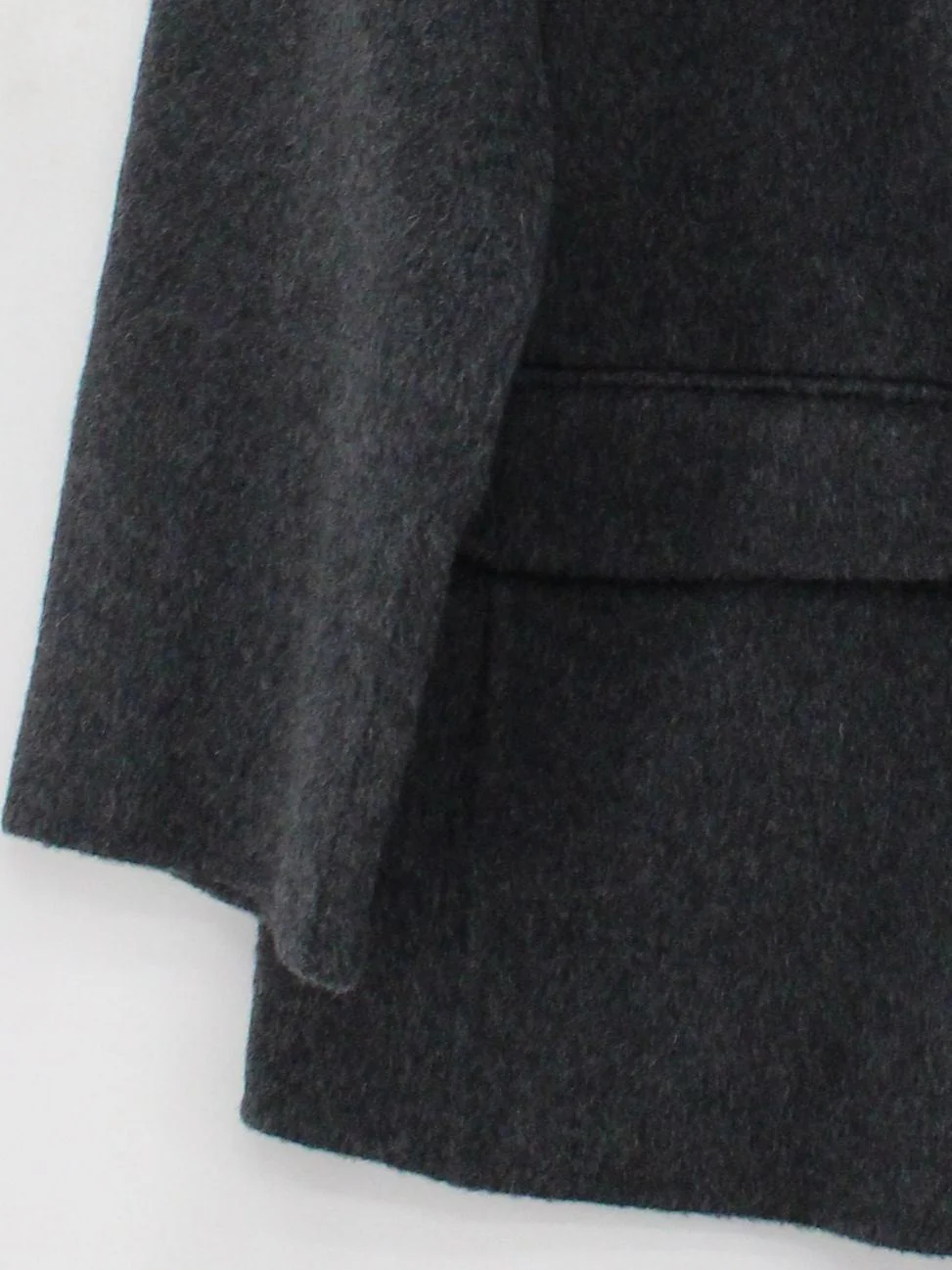 Hush Women's Blazer XL Grey 100% Wool Overcoat - Image 4