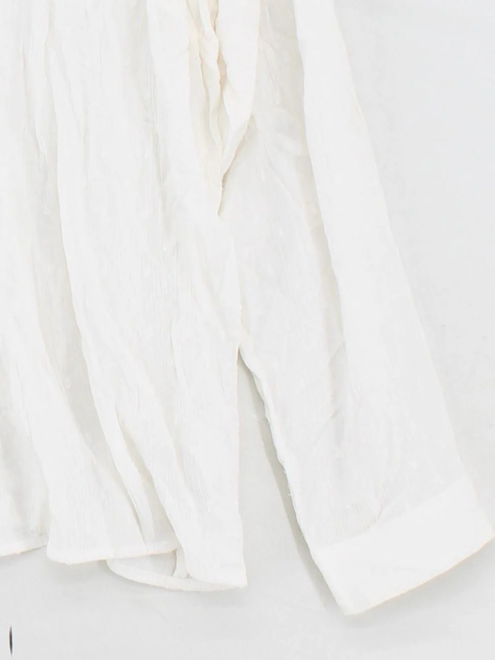 Hush Women's Blouse UK 18 White 100% Viscose Long Sleeve Collared Basic - Image 4