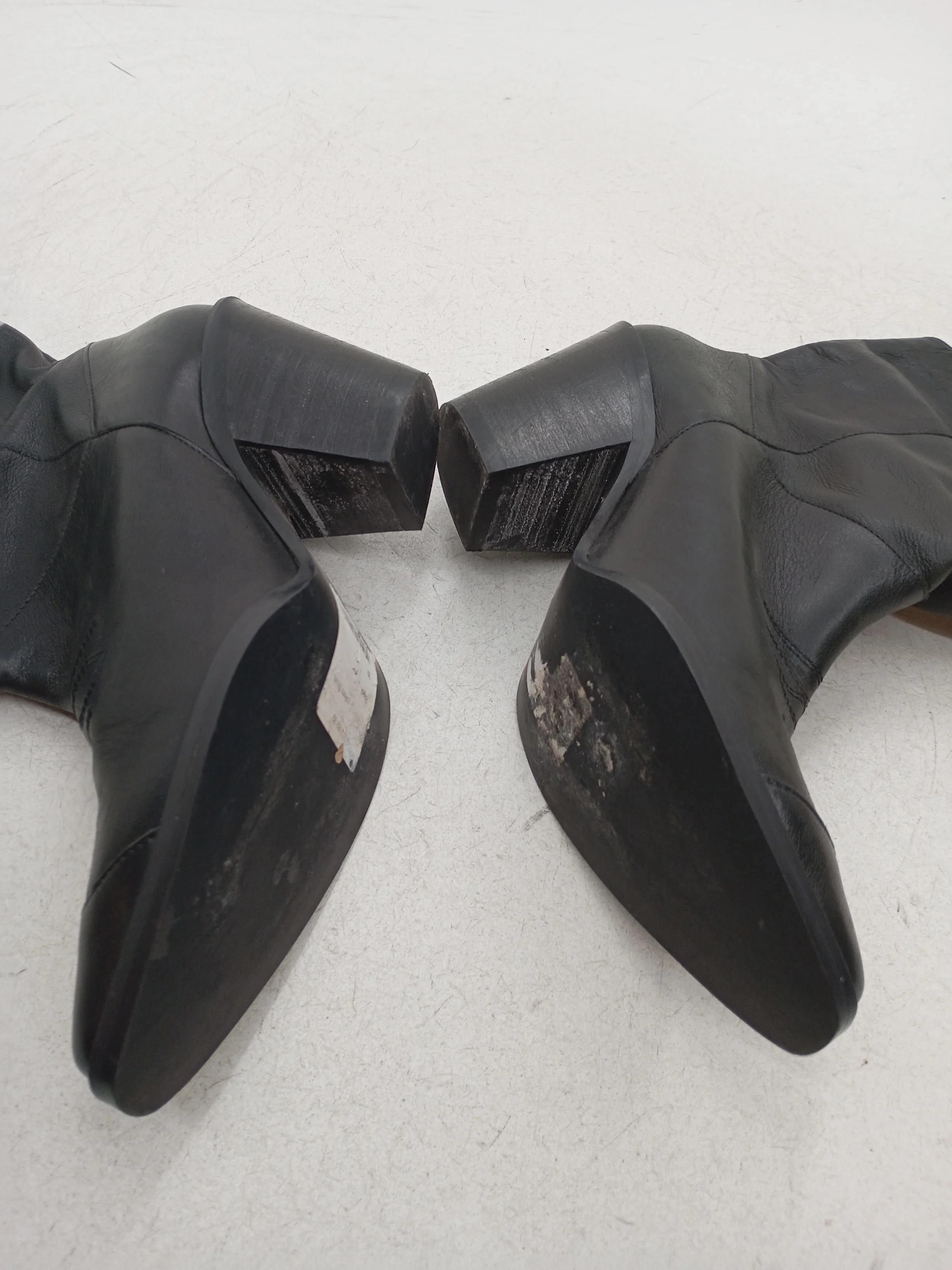 Hush Women's Boots UK 6 Black 100% Leather Cowboy - Image 7