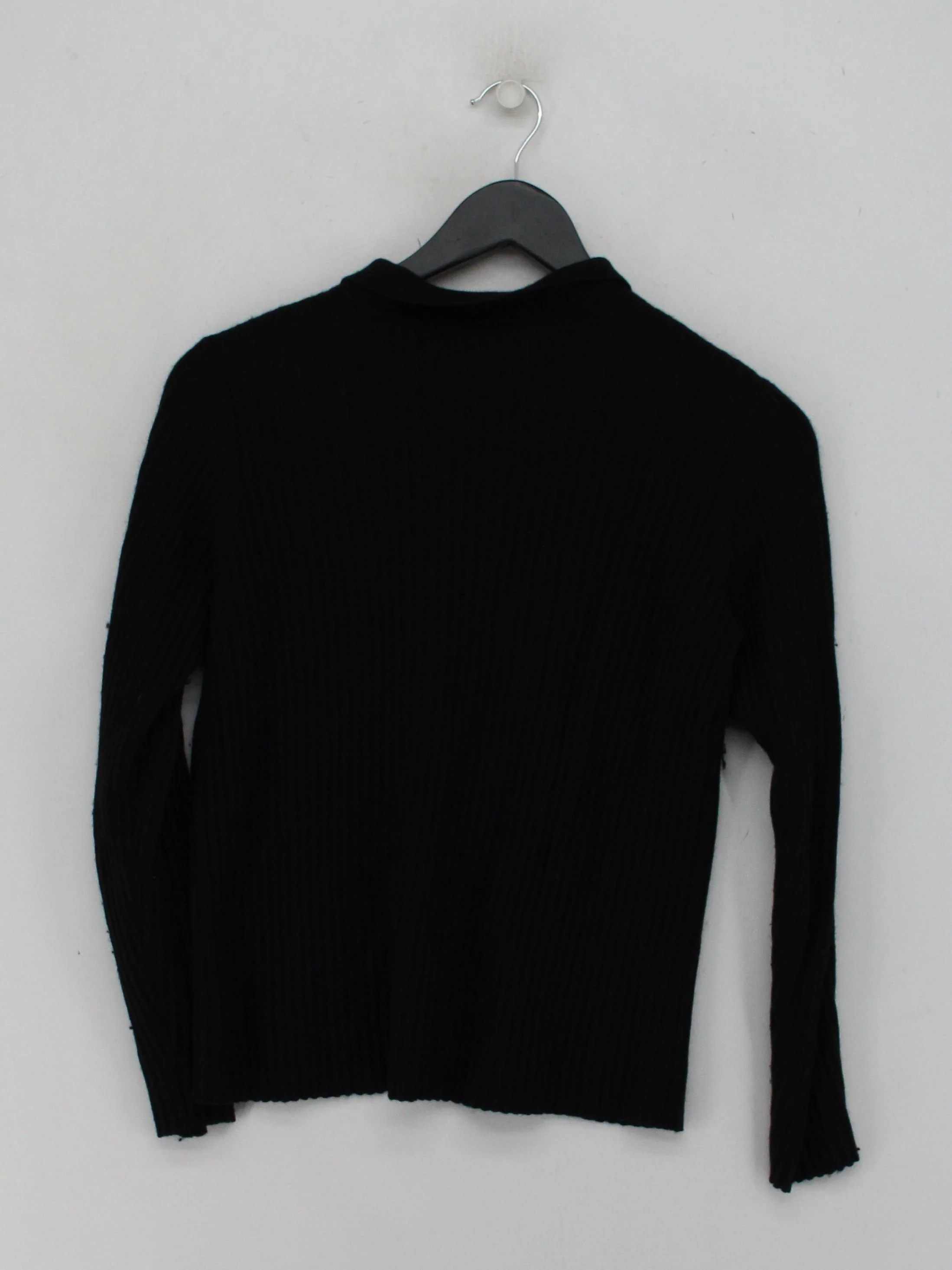 Hush Women's Cardigan M Black 100% Other Collared Cardigan - Image 2