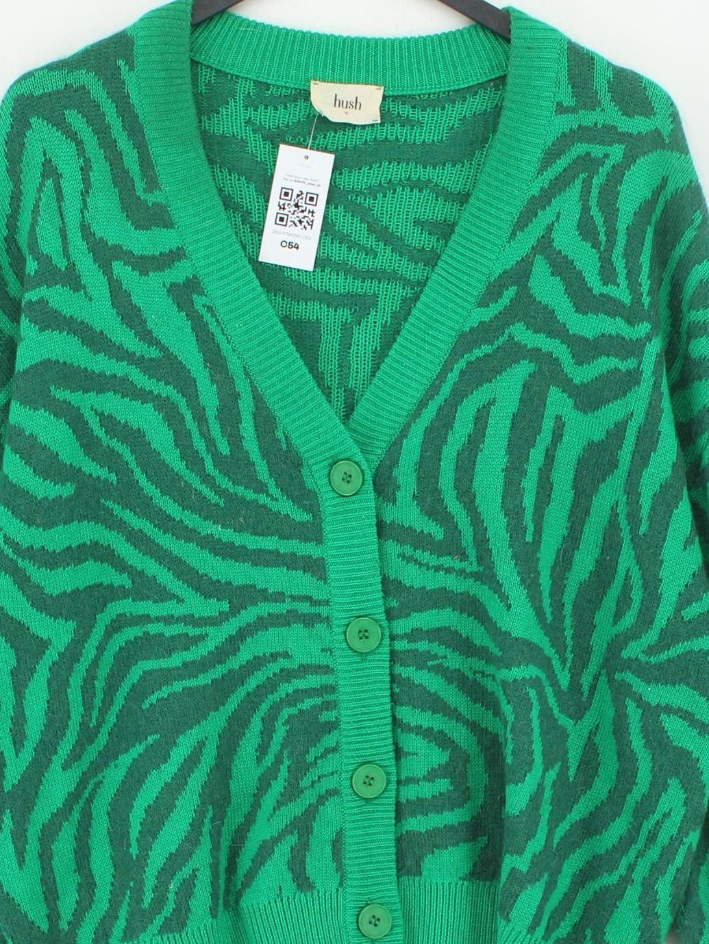 Hush Women's Cardigan XL Green Polyester - Image 3