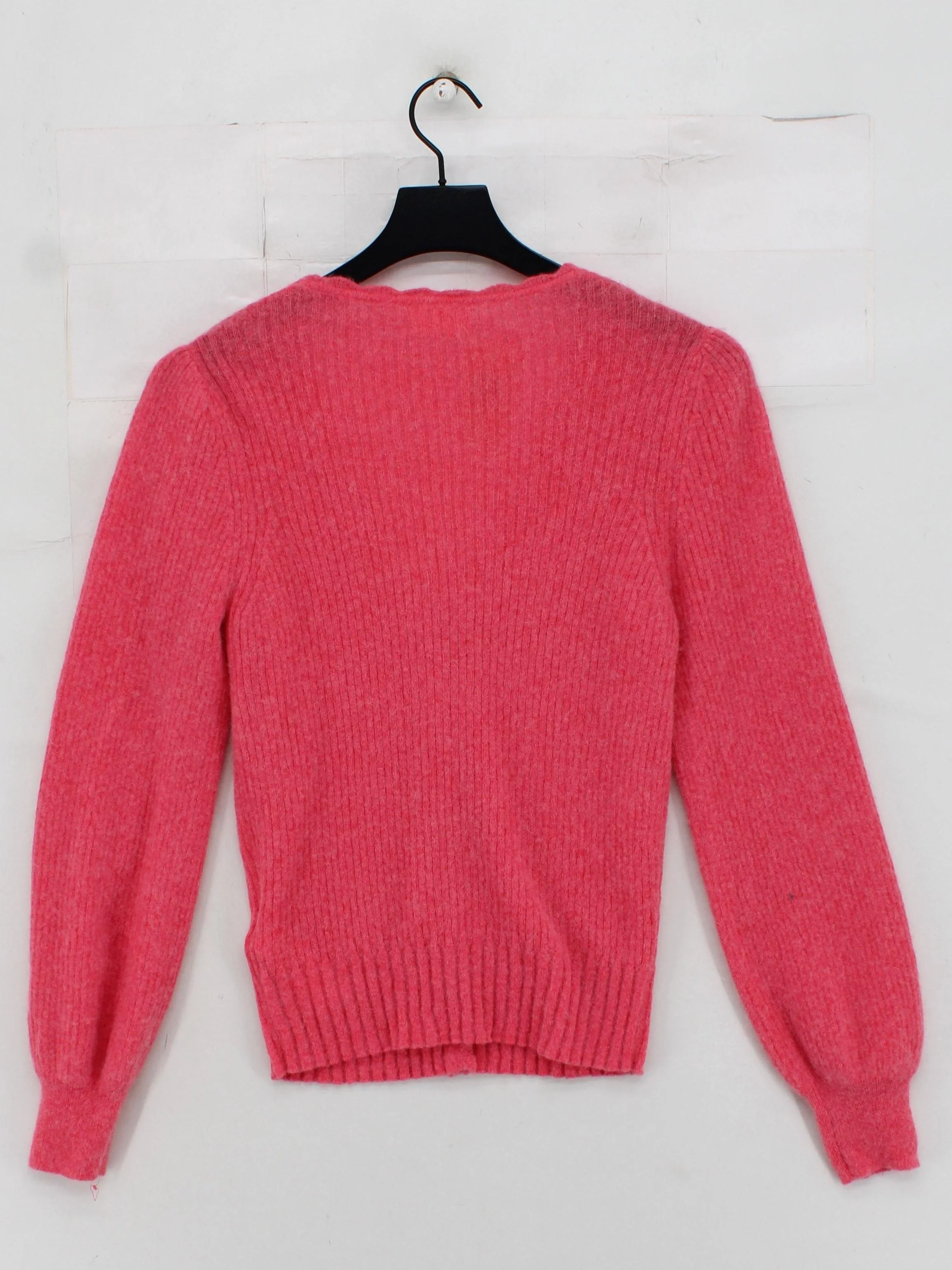 Hush Women's Cardigan XS Pink Polyamide with Wool, Angora V-Neck Cardigan - Image 2