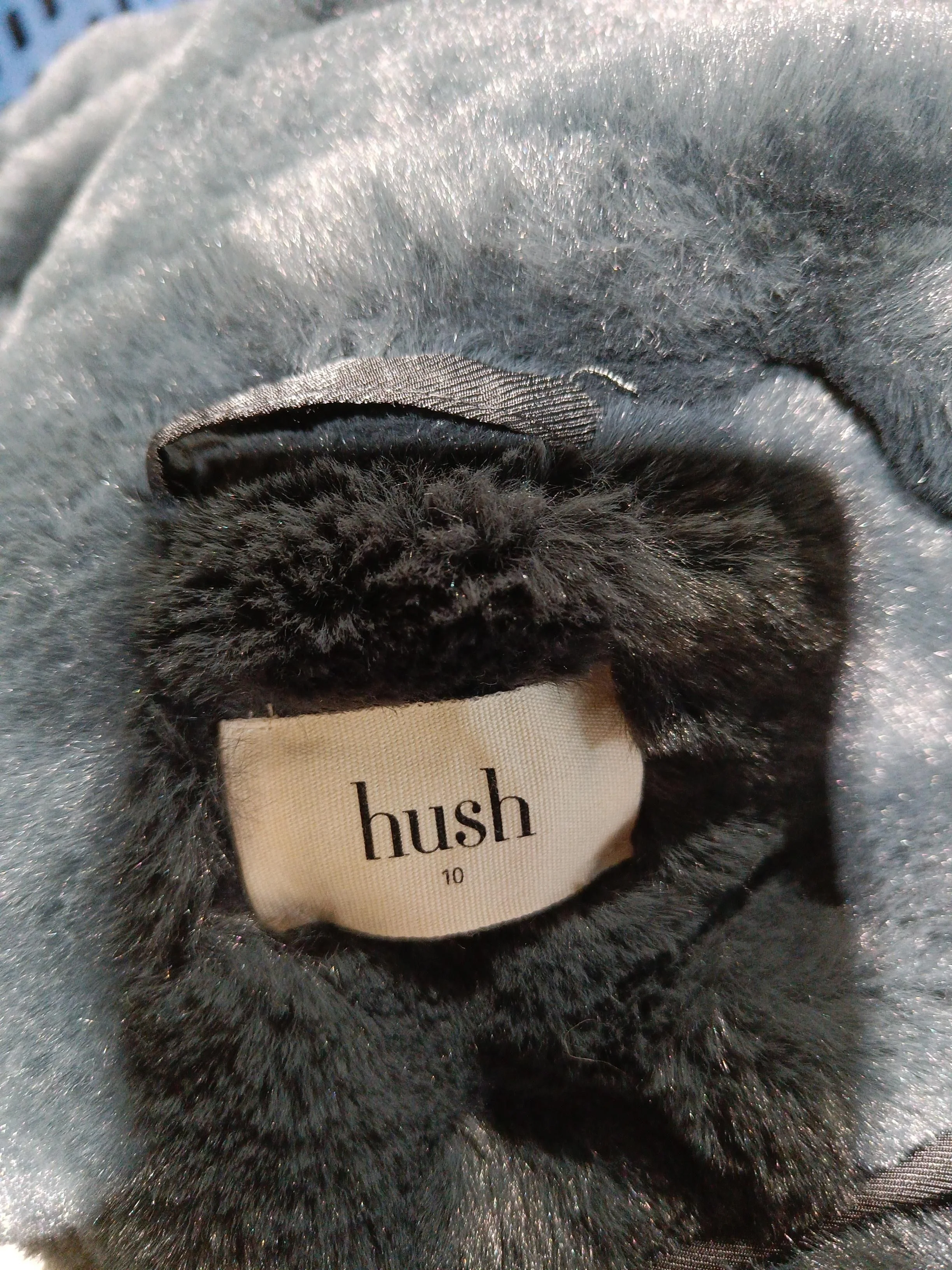 Hush Women's Coat UK 10 Black 100% Polyester Trench Coat - Image 5