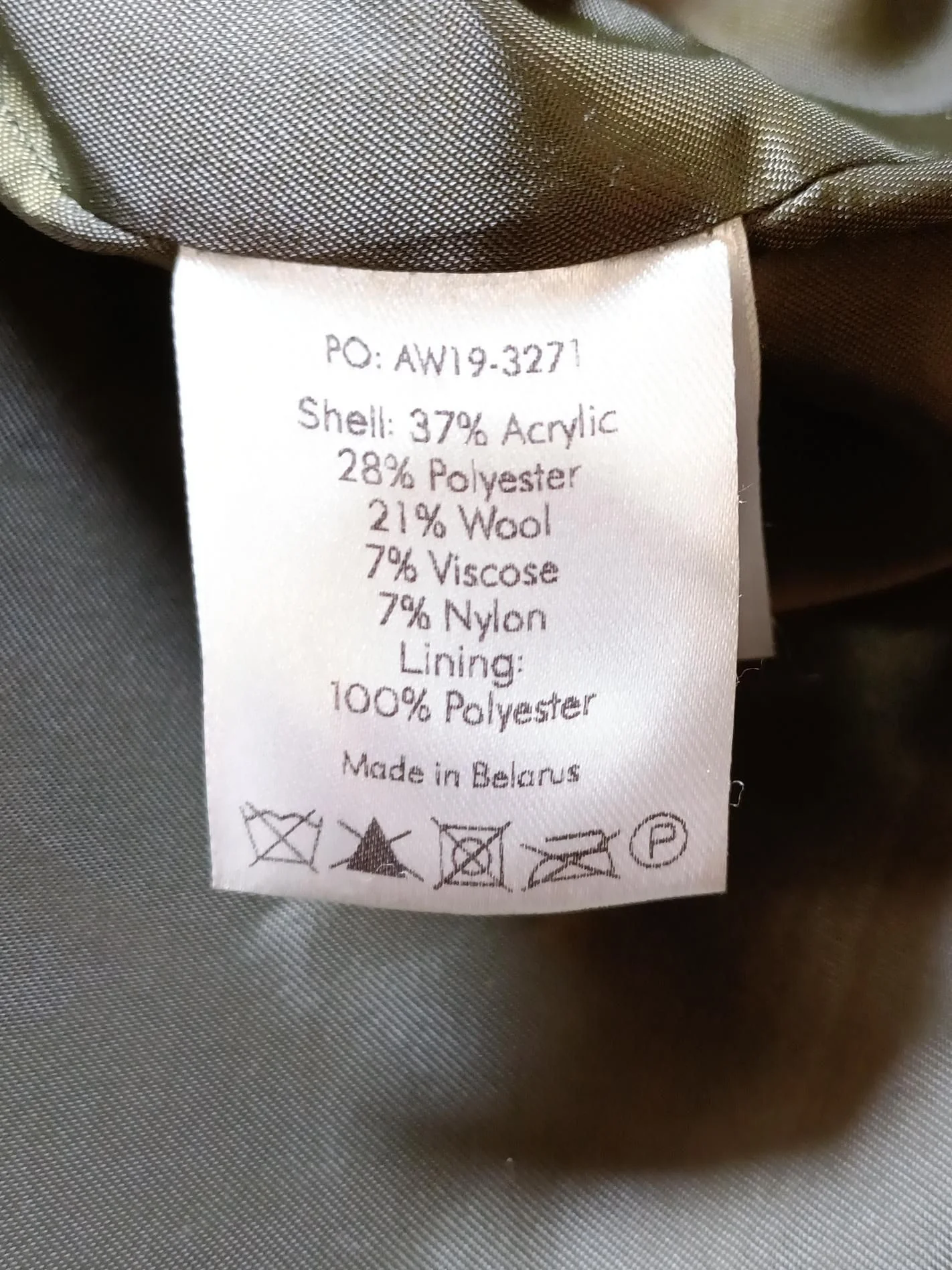 Hush Women's Coat UK 12 Grey Acrylic - Image 7