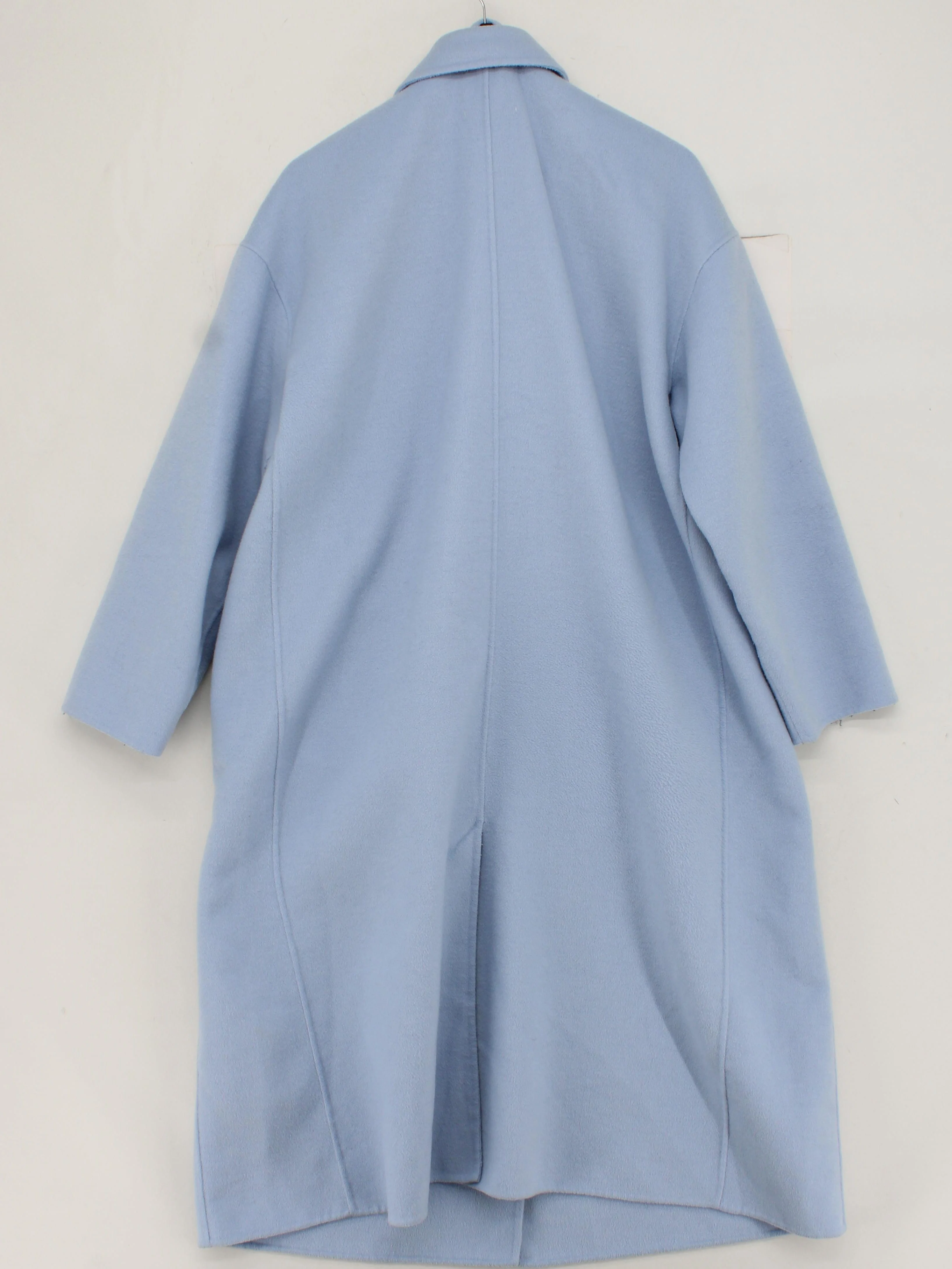 Hush Women's Coat XXL Blue Wool with Polyester Overcoat - Image 2