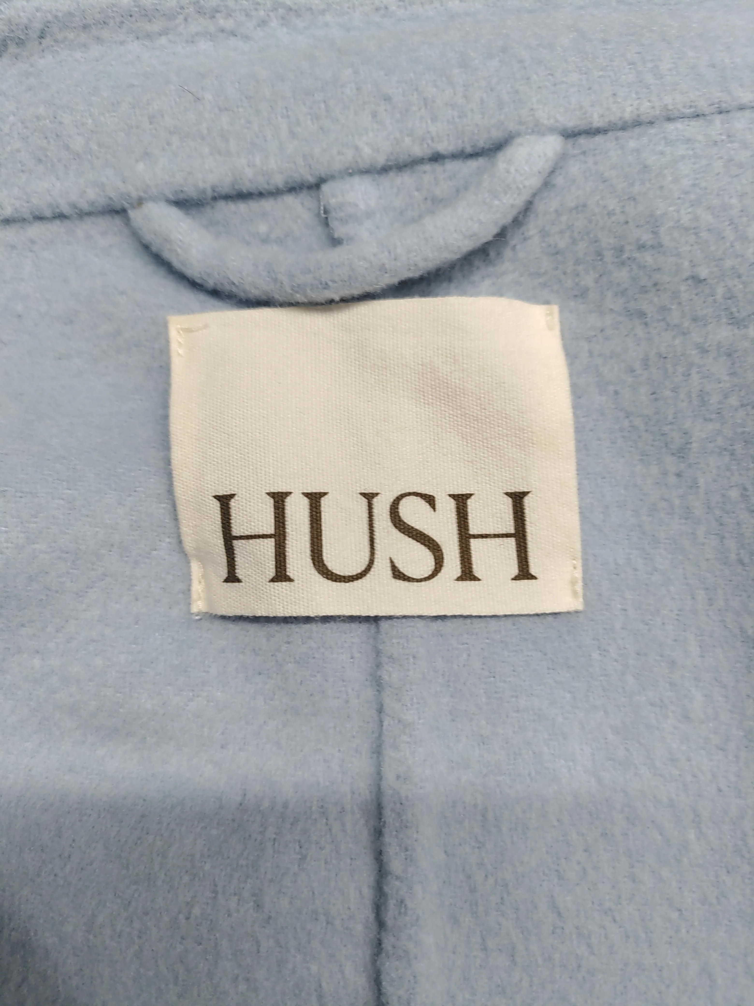 Hush Women's Coat XXL Blue Wool with Polyester Overcoat - Image 5