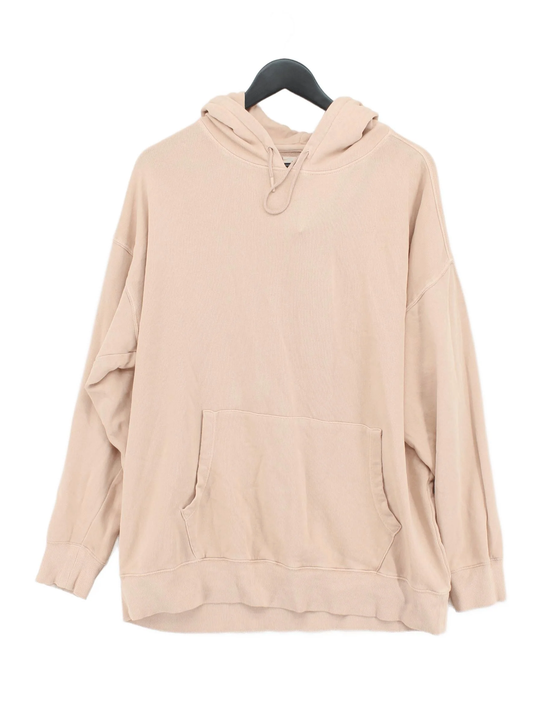 Hush Women's Hoodie L Cream 100% Cotton Pullover