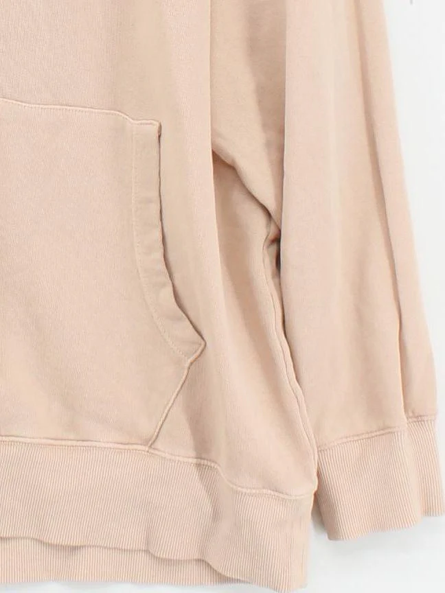 Hush Women's Hoodie L Cream 100% Cotton Pullover - Image 4