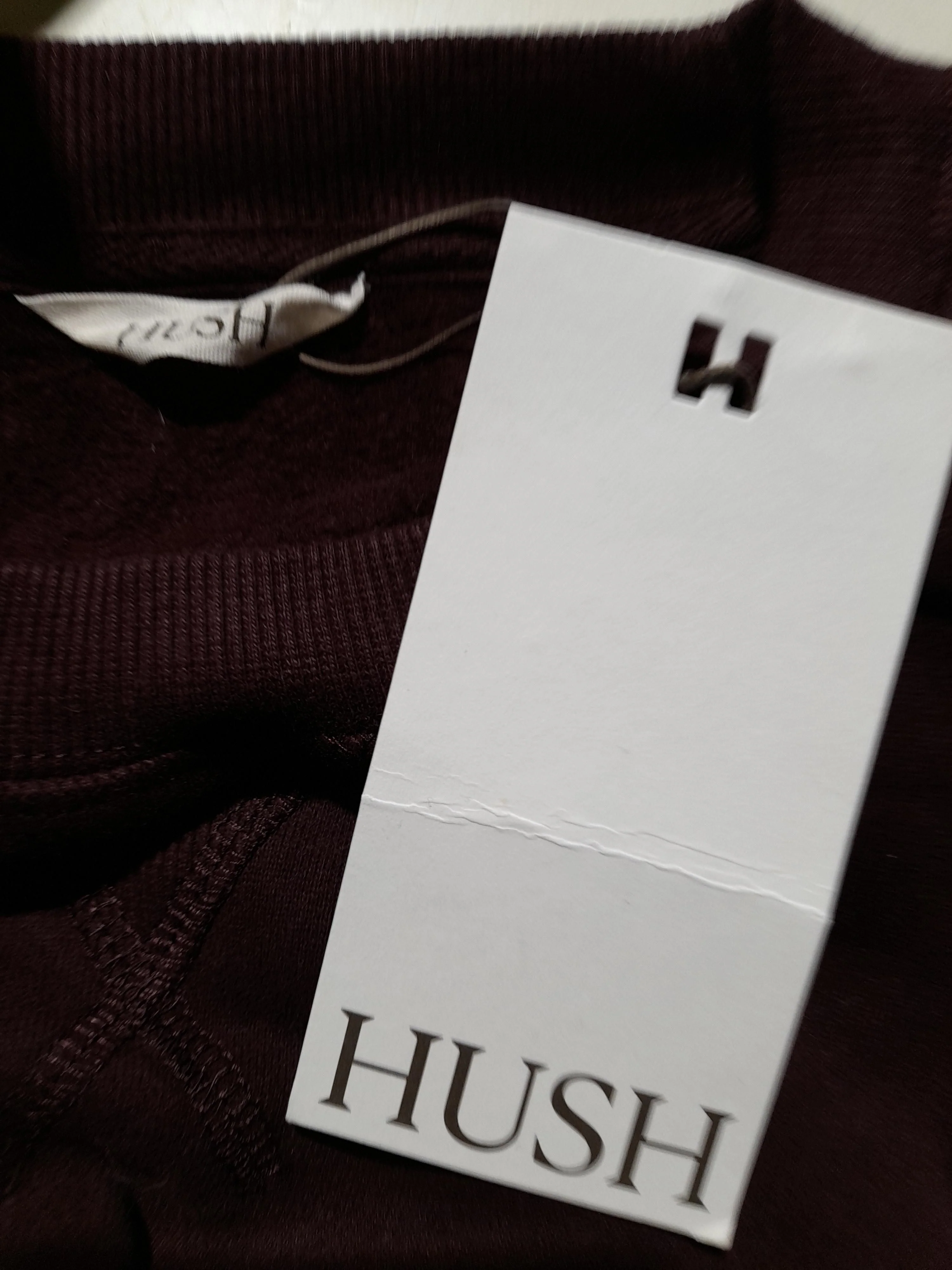 Hush Women's Hoodie L Red 100% Cotton Pullover New with tags - Image 5