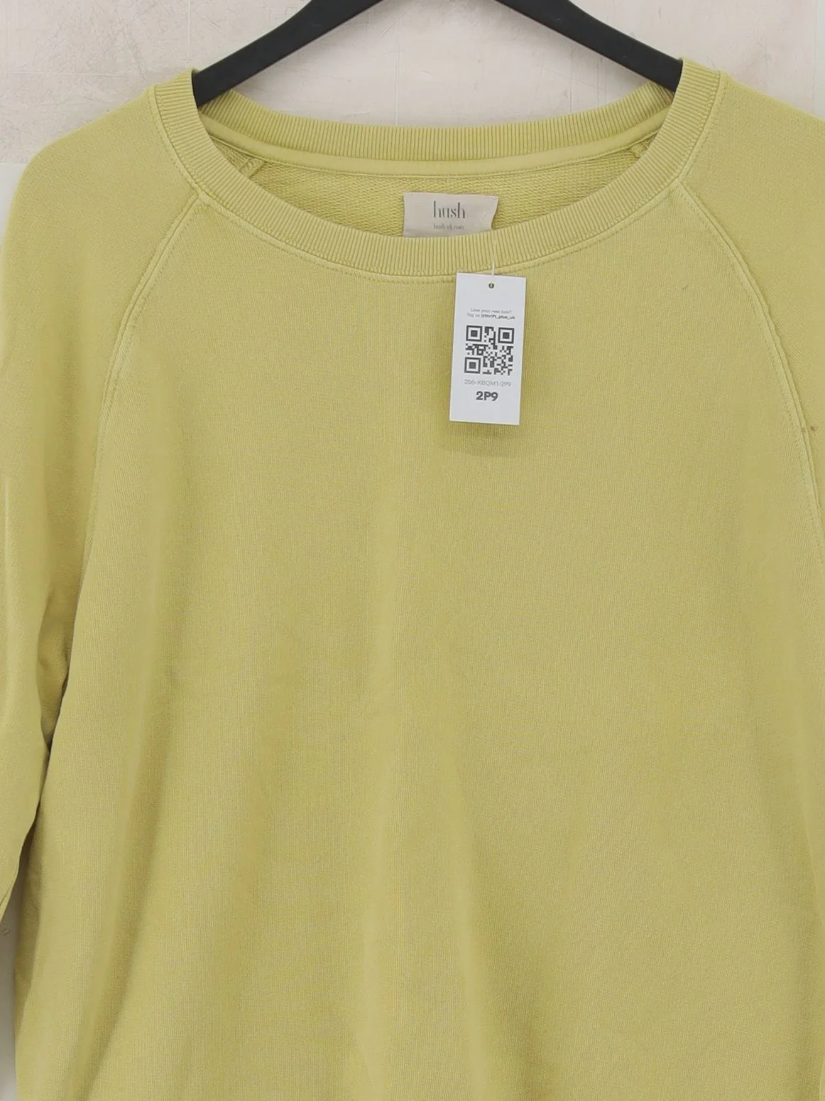 Hush Women's Hoodie L Yellow 100% Cotton Pullover - Image 3